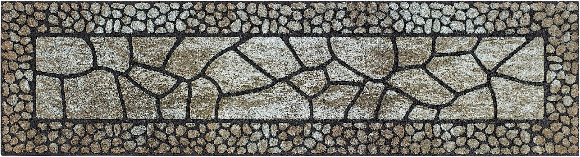 Andiamo Stufenmatte Outdoor, 2er Set, rechteckig, Höhe: 6 mm, Outdoor-Stufenmatten, Stein Motiv, Gartenbereich, Außenbereich