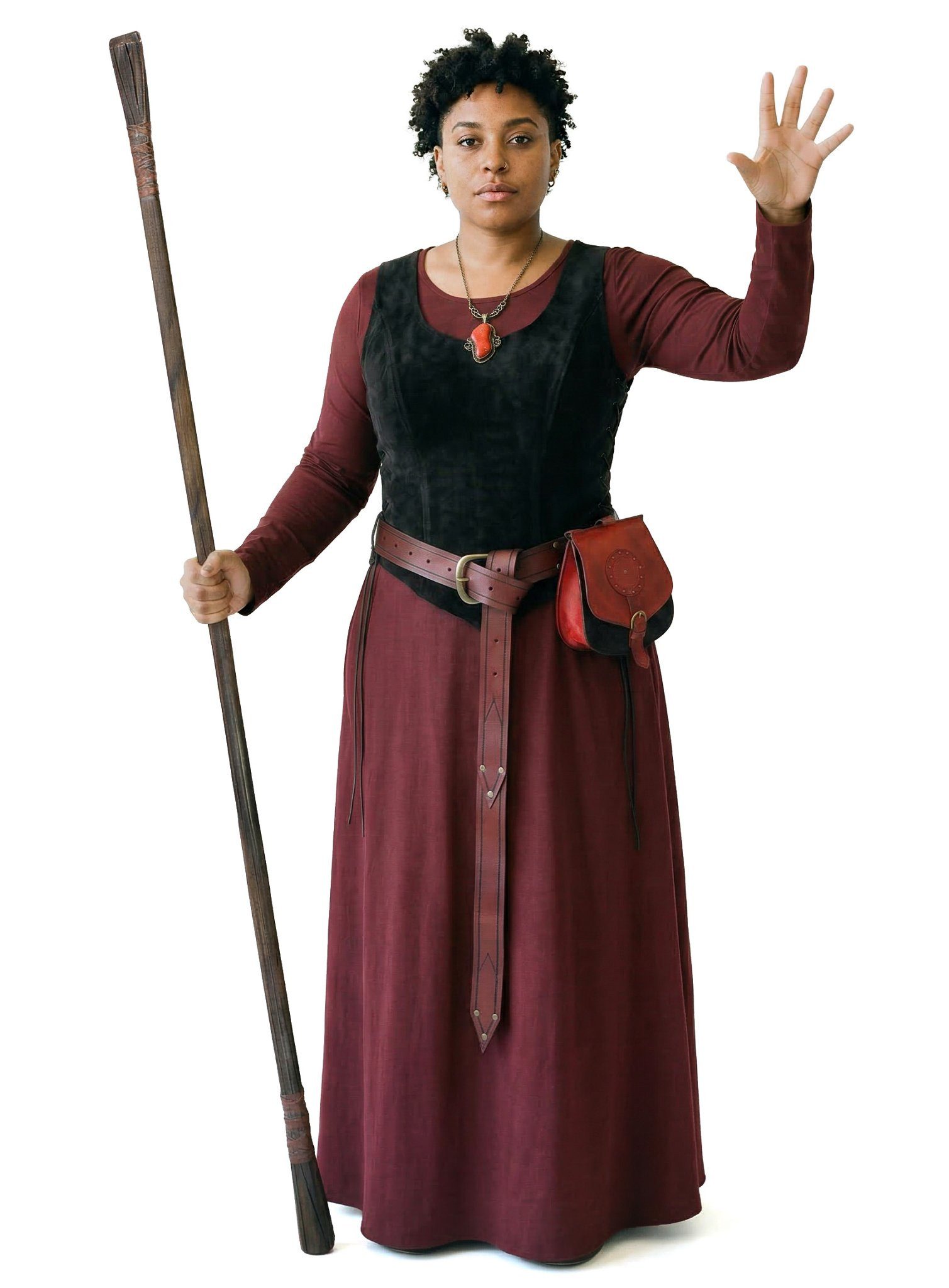 Andracor Kostüm Ledermieder - Schankmaid, Ledermieder wie dieses stehen der Abenteurerin genau so gut wie der Sc