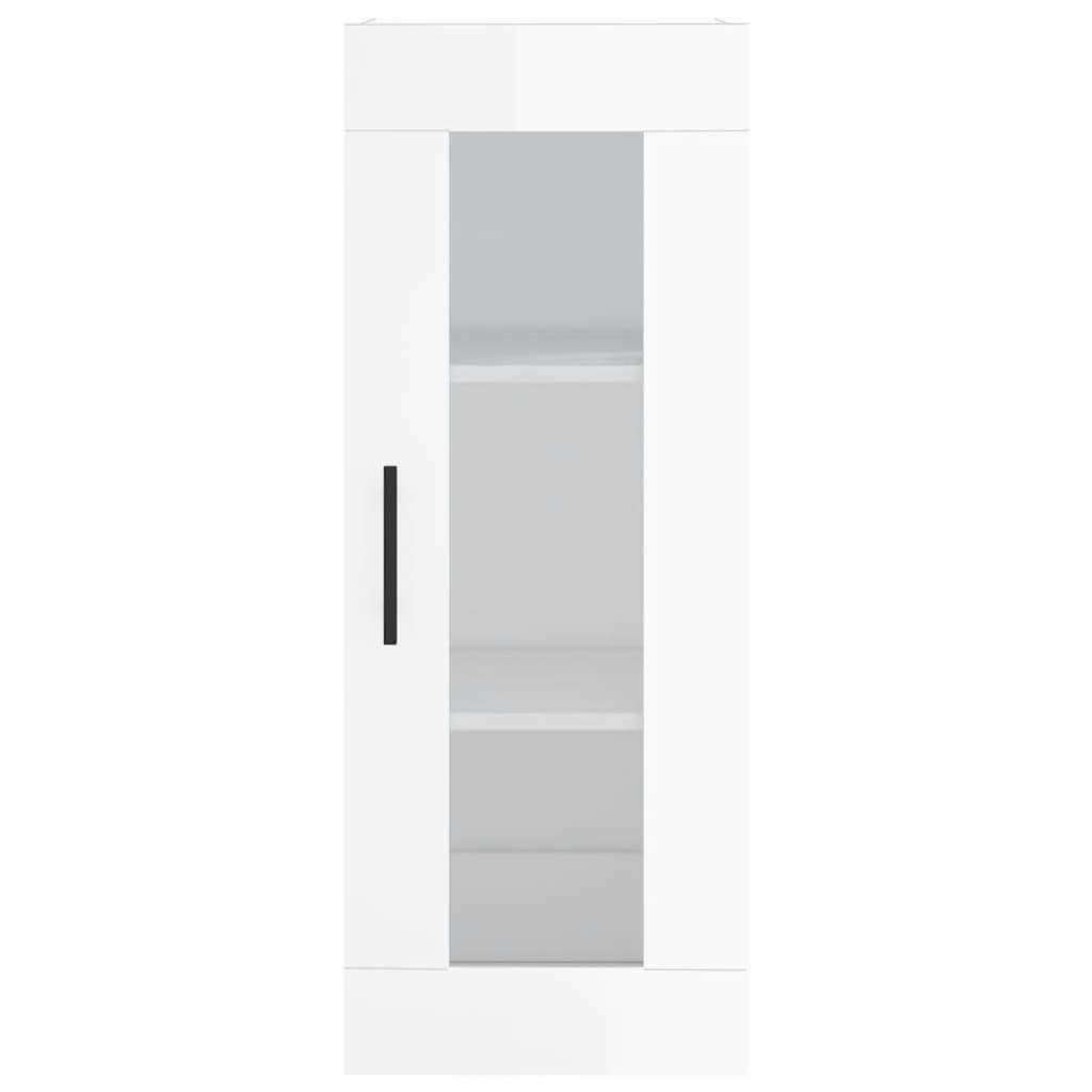 34,5x34x90 cm Wandschrank Sideboard Hochglanz-Weiß (1 St) vidaXL