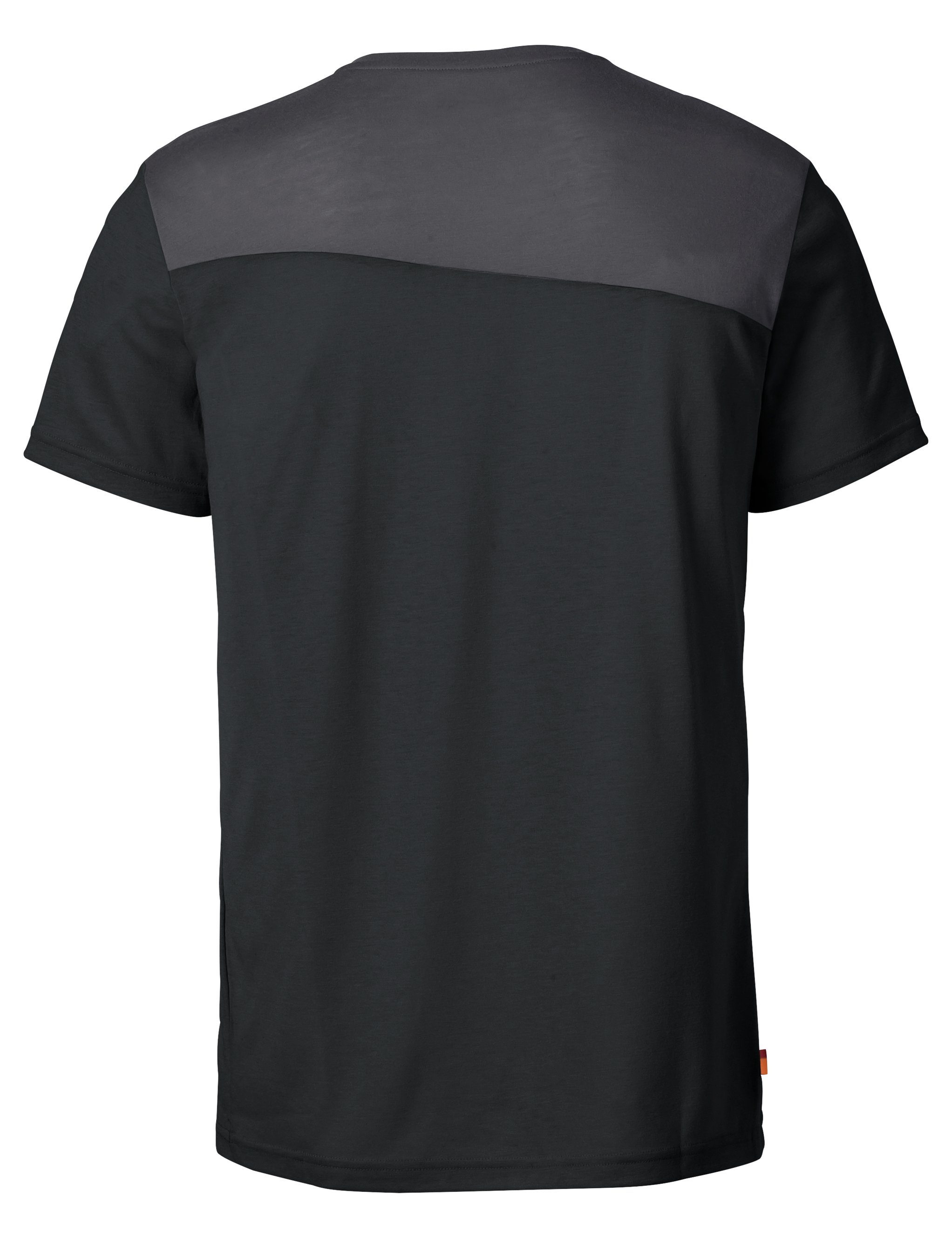 Sveit T-Shirt VAUDE Shirt Grüner Men's Knopf (1-tlg) black