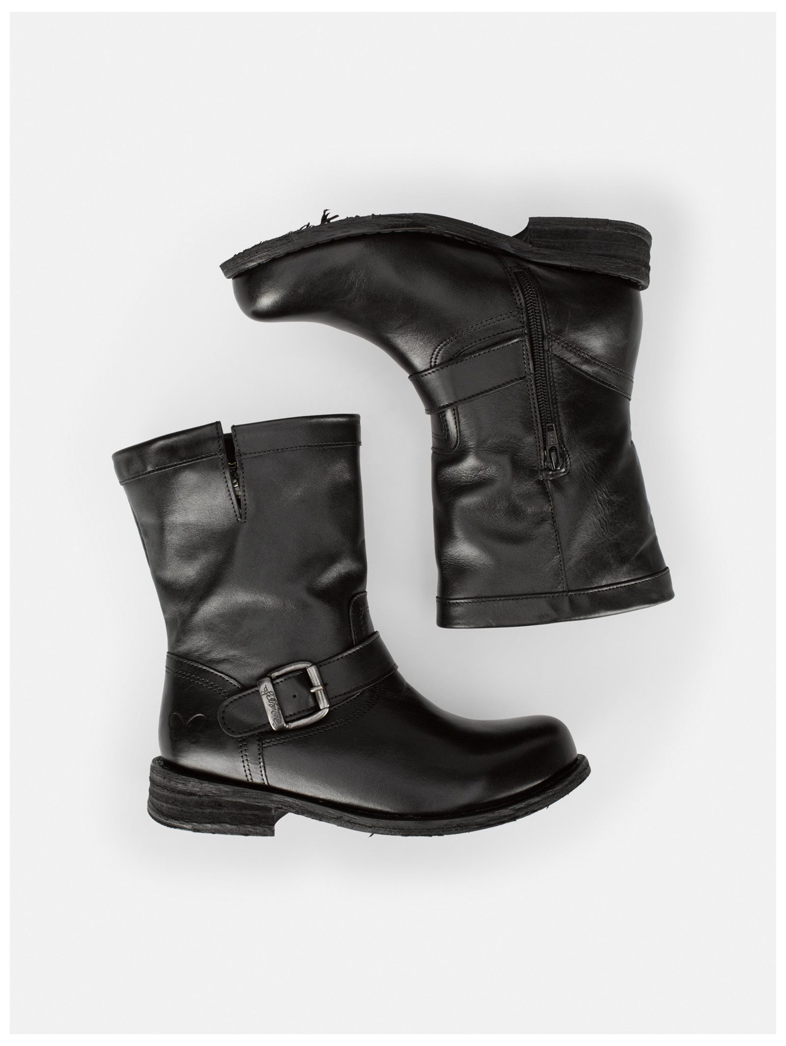 Felmini Wide Fit Stiefelette Leder . Stiefelette