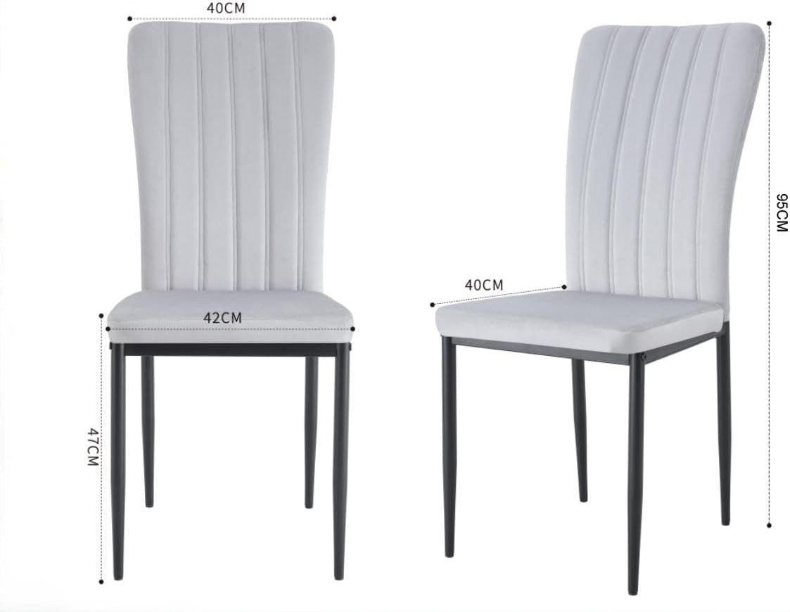 MCC direct Esszimmerstuhl Esszimmerstühle ELLE aus Samt im 2er oder 4er Set (2 St) – Bild 3 von 5