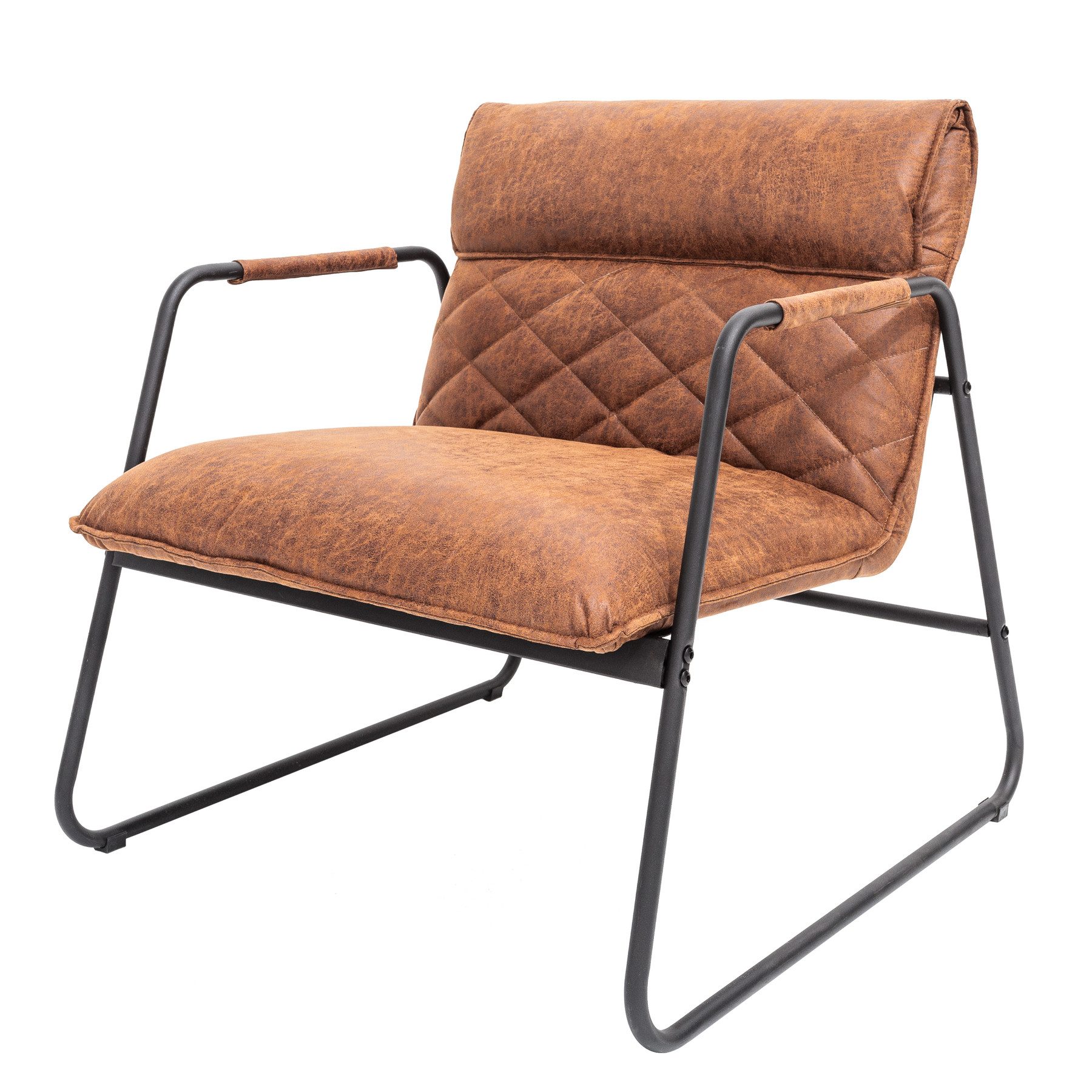riess-ambiente Sessel MUSTANG LOUNGER antik hellbraun, günstig online kaufen
