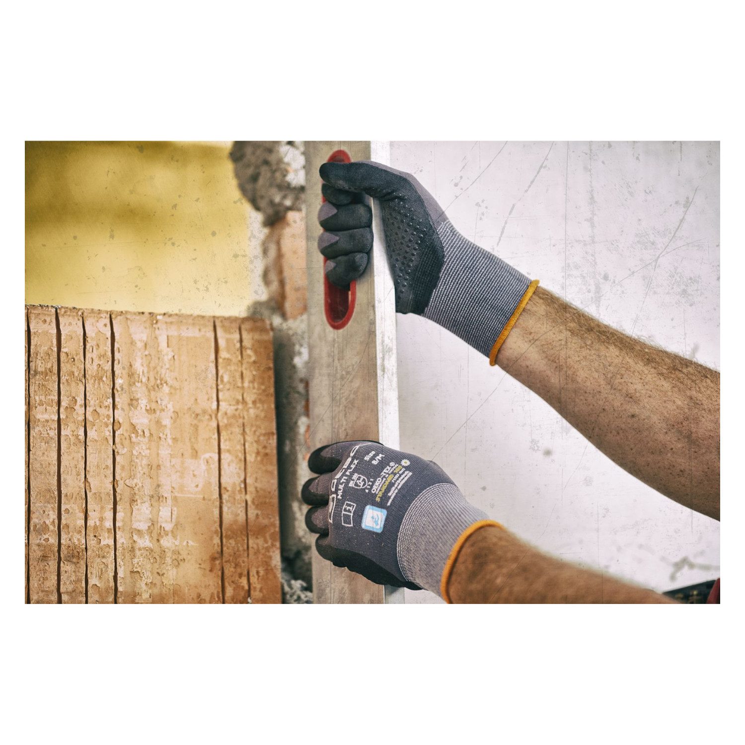 Gebol Arbeitshandschuhe MULTI FLEX Montagehandschuh 96% Nylon, 4% Elasthan
