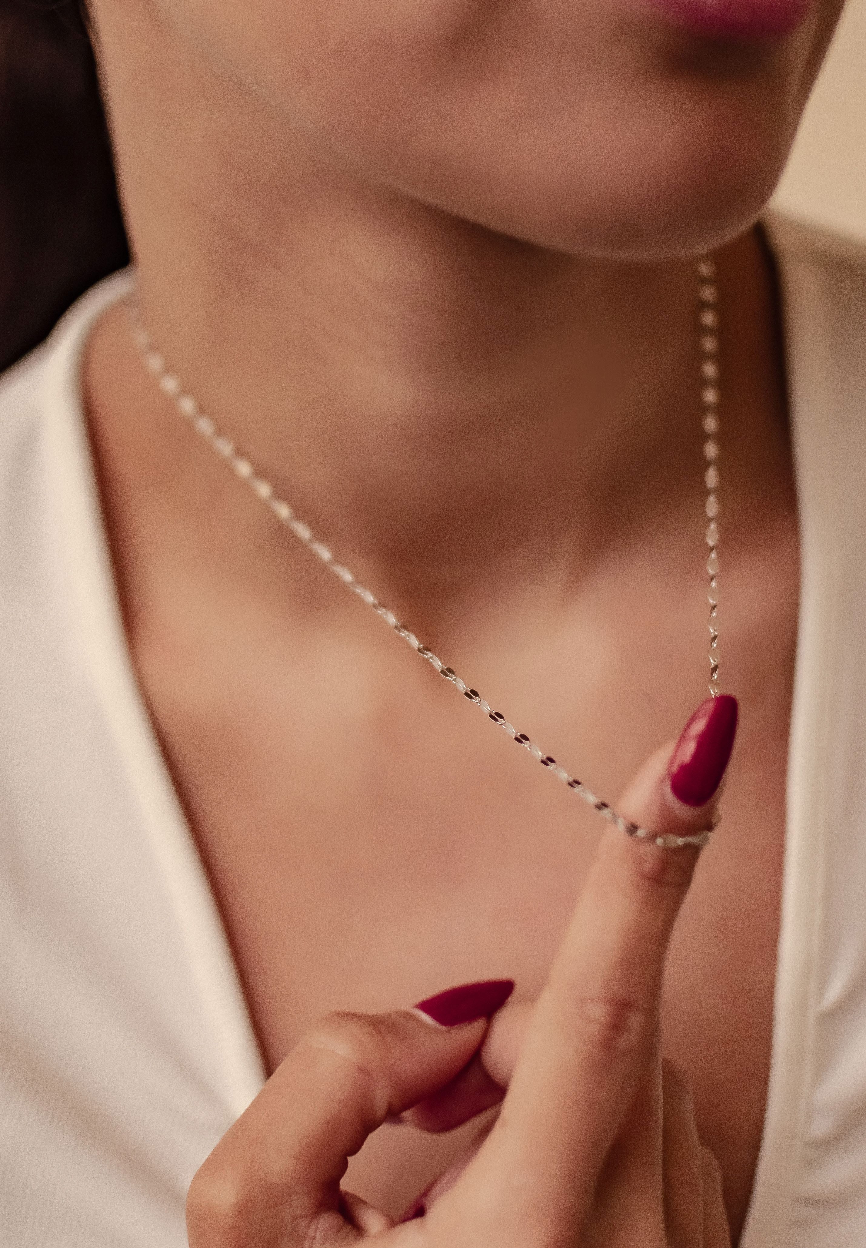 Hey Happiness Gliederkette Rolo-Kette aus 925er Silber, Damenkette Ovale Gl günstig online kaufen