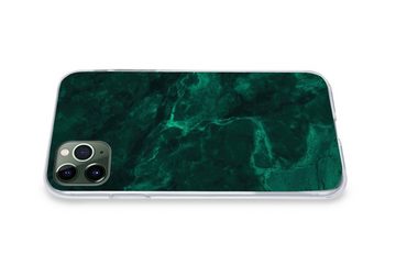 MuchoWow Handyhülle Marmor - Limone - Grün - Strukturiert - Marmoroptik, Handyhülle Apple iPhone 11 Pro Max, Smartphone-Bumper, Print, Handy