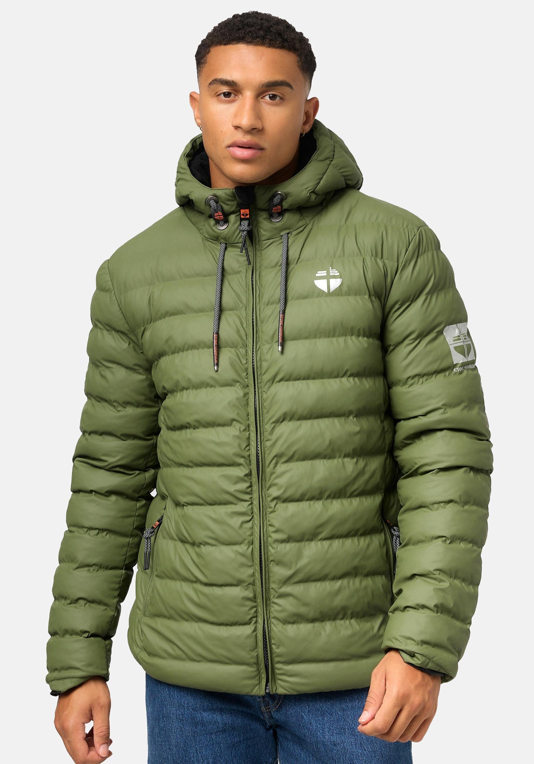 Stone Harbour Winterjacke Zaharoo Wasserdichte, gesteppte Regenjacke für den Winter