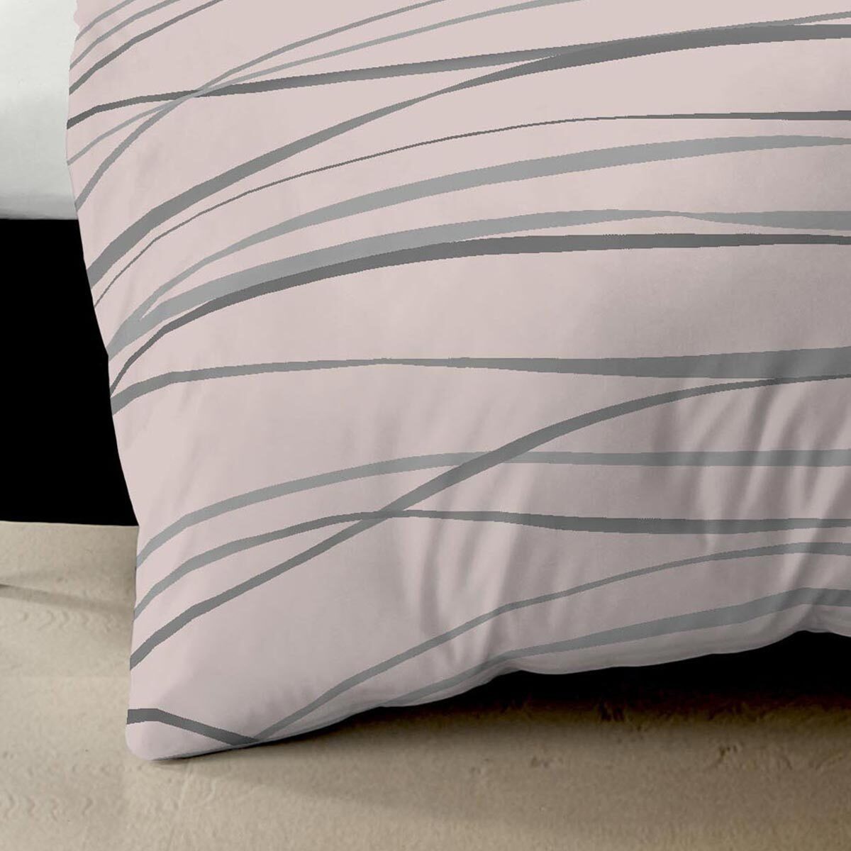 TRAUMSCHLAF Bettwäsche Bibermotion rosa, Biber, 2 teilig, warm, weich und flauschig