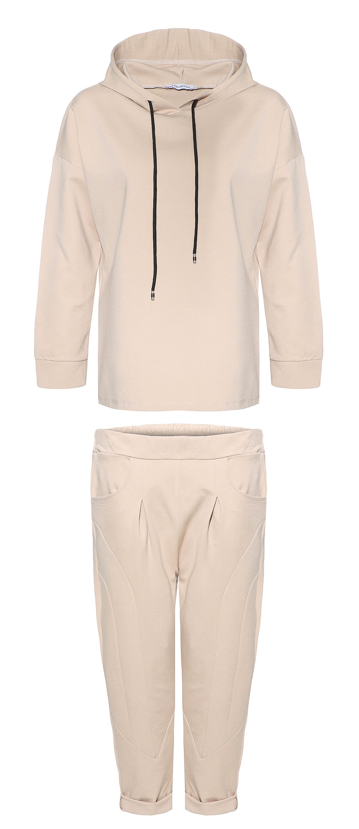 simaranda Jogginganzug Damen Jogginganzug 7036 36-42 Beige (Set) günstig online kaufen