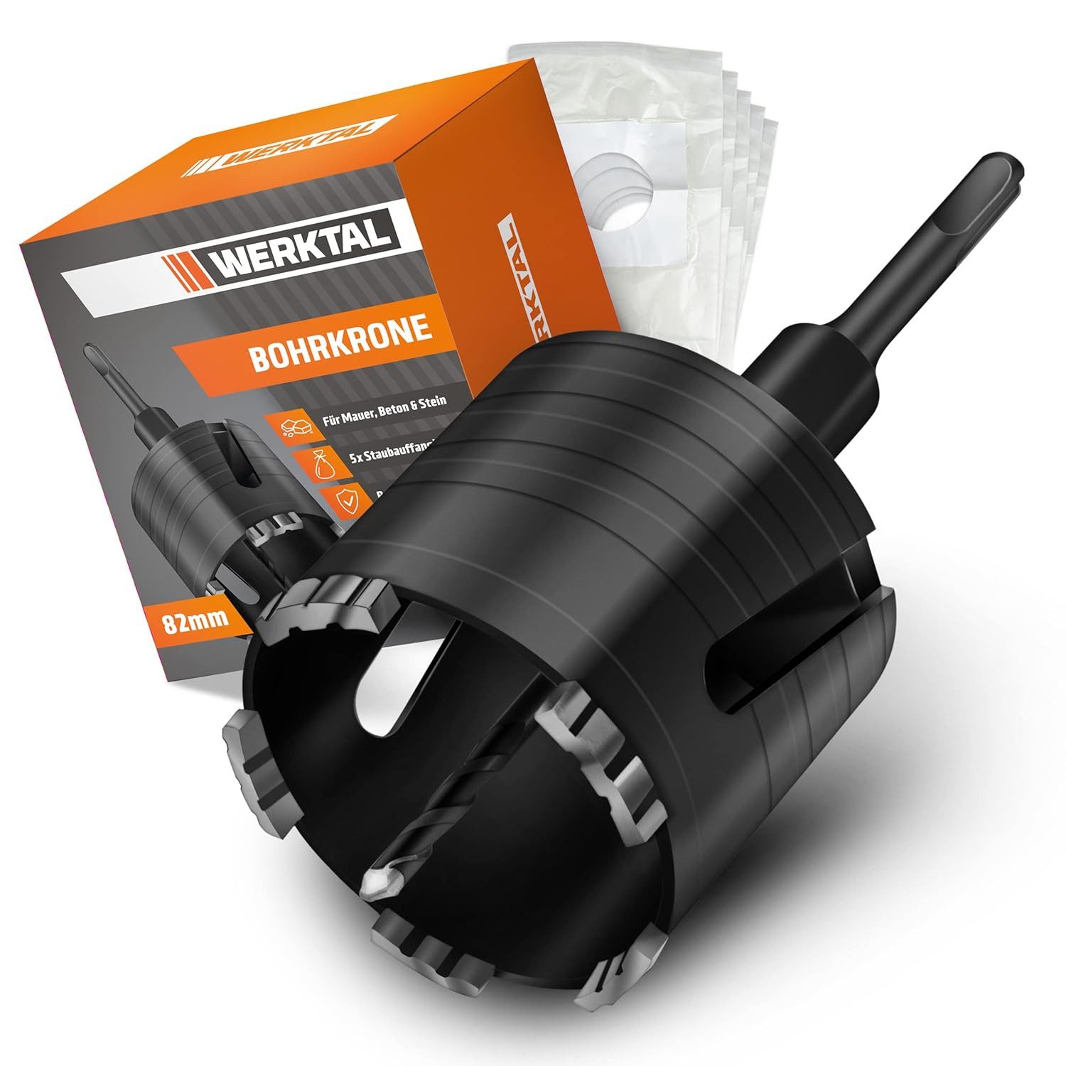 Werktal Bohrkrone in 2 verschiedenen Größen, SDS Plus, Hammerschlagfeste Bo günstig online kaufen