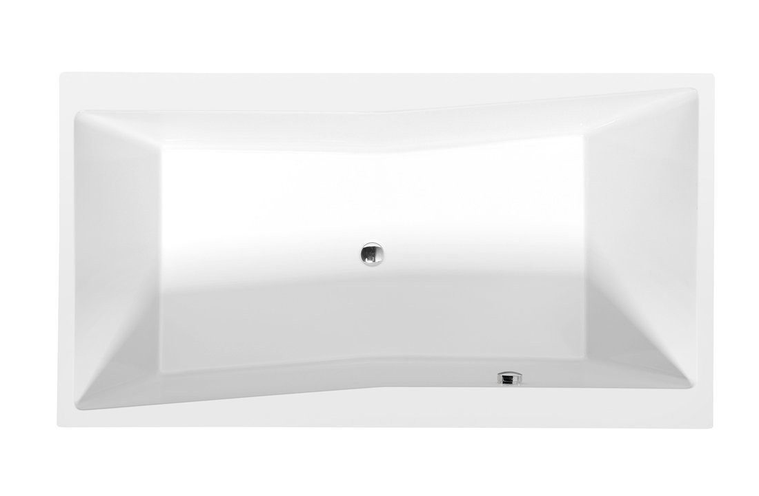 Polysan s.r.o. Badewanne QUEST rechteckige Badewanne 190x100x49cm, Weiß matt, Polysan-78531-11