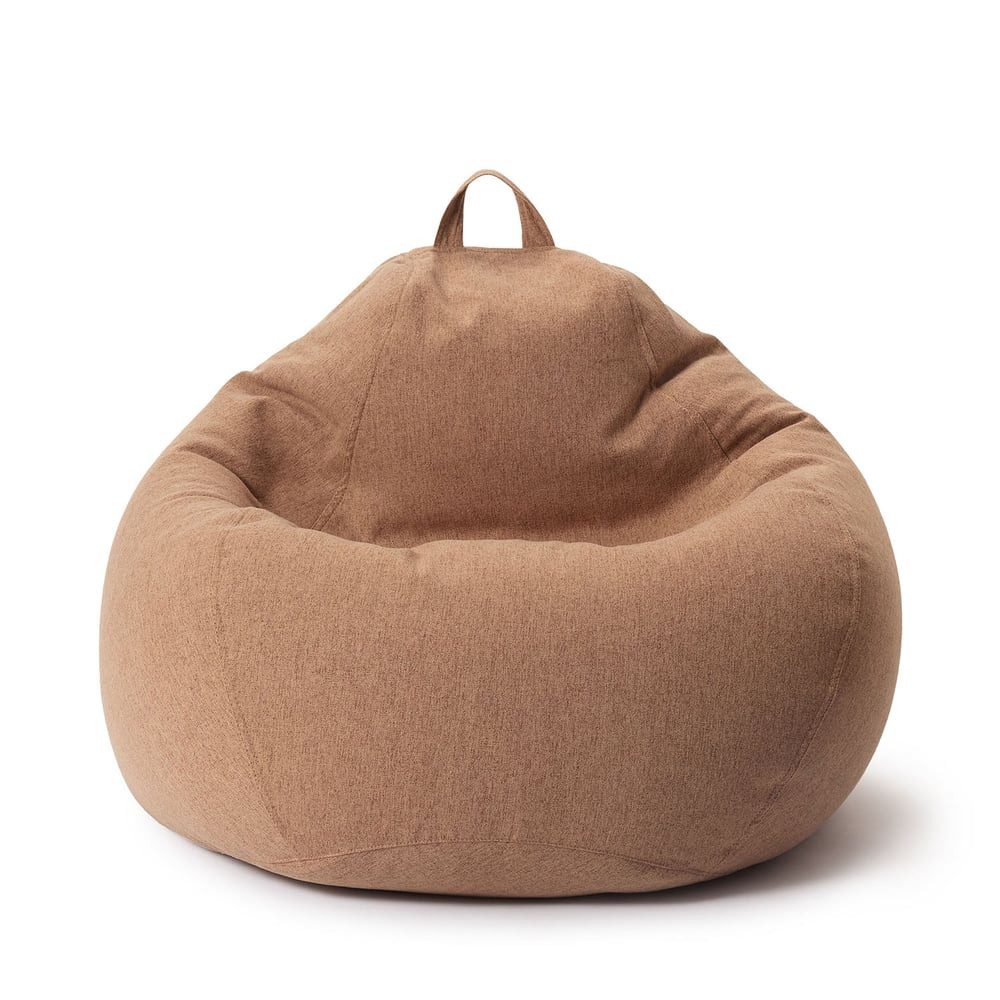 Lumaland Sitzsack Comfort Line, Indoor Beanbag 90x110x50cm mit 1,9 Mio. EPS-Perlen, Weiches Bodenkissen,  Sessel für Kinder & Erwachsene, 250L Volumen
