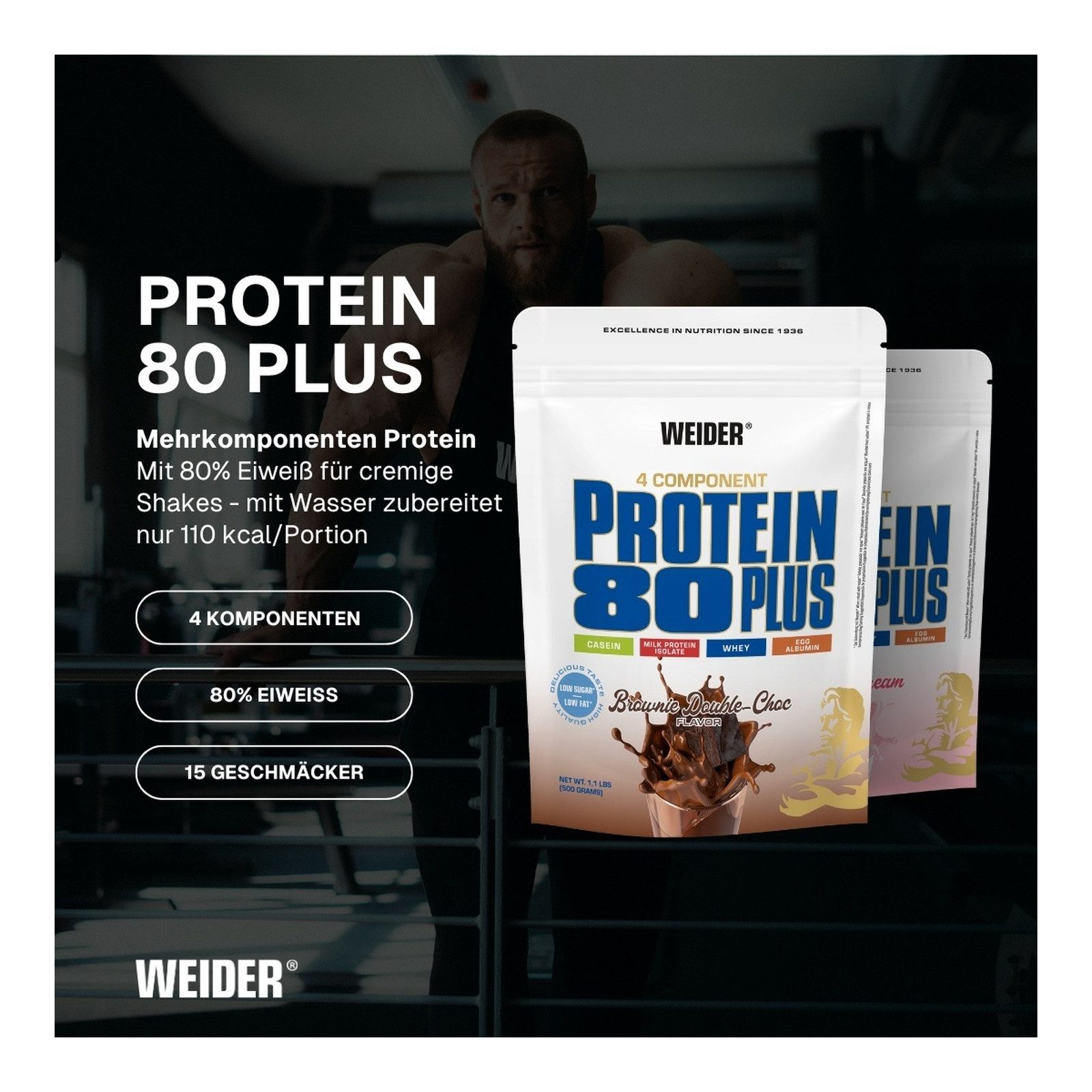 WEIDER® Weider Protein 80 Plus Pulver, 500 g