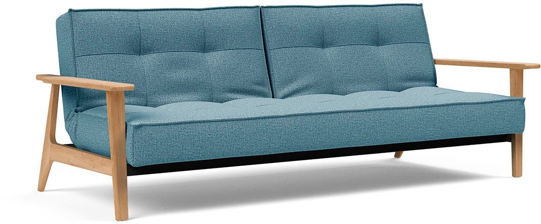 INNOVATION LIVING ™ Schlafsofa Splitback Frej, Sofa mit Funktion, bequem mit Federkernunterfederung, mit stabilen Armlehnen, in skandinavischem Design