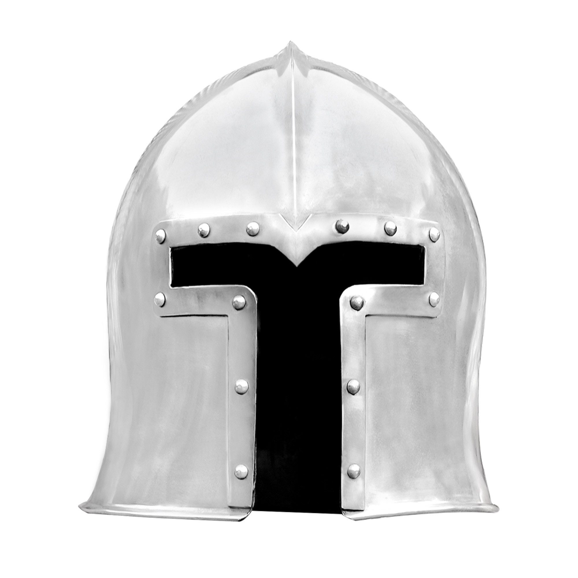 Ritter-Kostüm Italienischer Barbuta-Helm aus dem 15. Jahrhundert