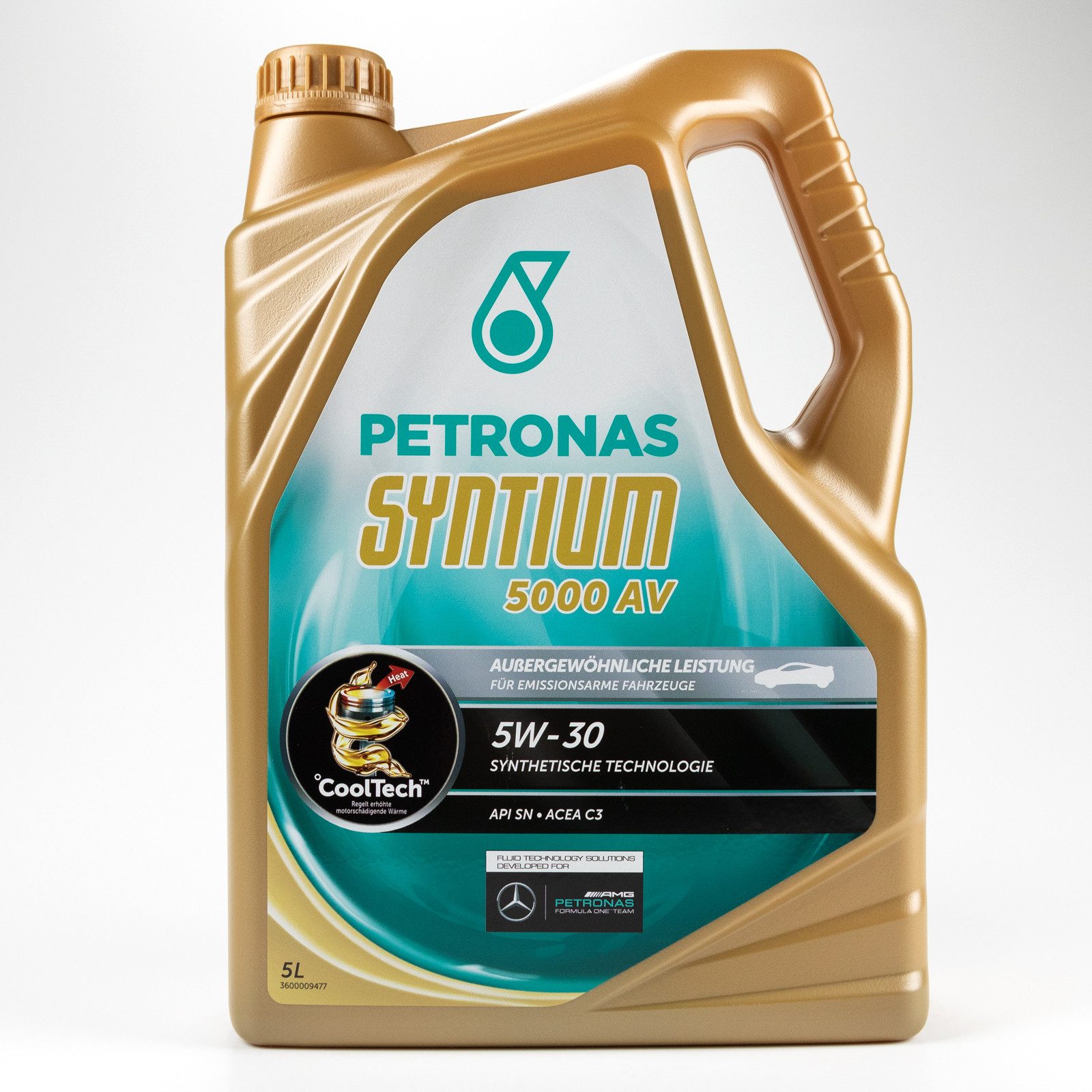 Petronas Motoröl Petronas Syntium 5000 AV Motoröl Öl 5W30 5L 5 Liter ACEA C3 MB 229.51