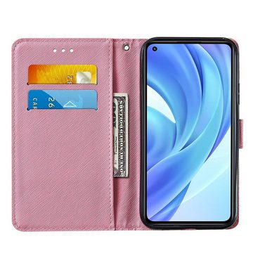 König Design Handyhülle Xiaomi Mi 11 Lite, Schutzhülle Schutztasche Case Cover Etuis Wallet Klapptasche Bookstyle