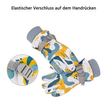 LeiGo Skihandschuhe Skihandschuhe für Kinder,Warme Handschuhe,Fahrradhandschuhe Verdickt und wasserdicht