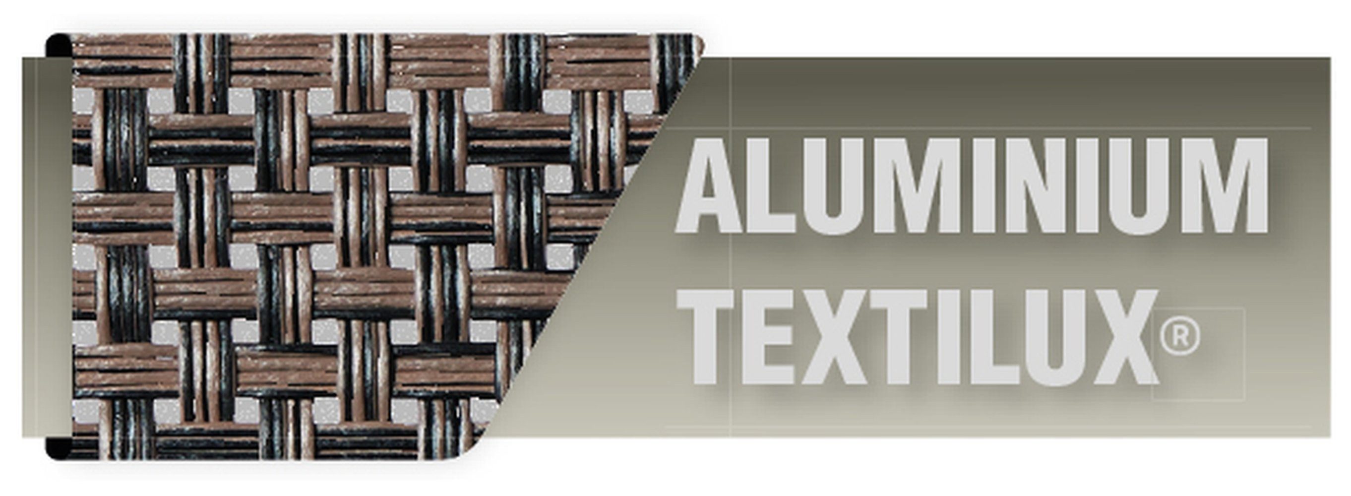 Sieger Gartenmöbel Rollliege in Mocca, Kunstfasergewebe - 193x101x78cm (BxHxT)