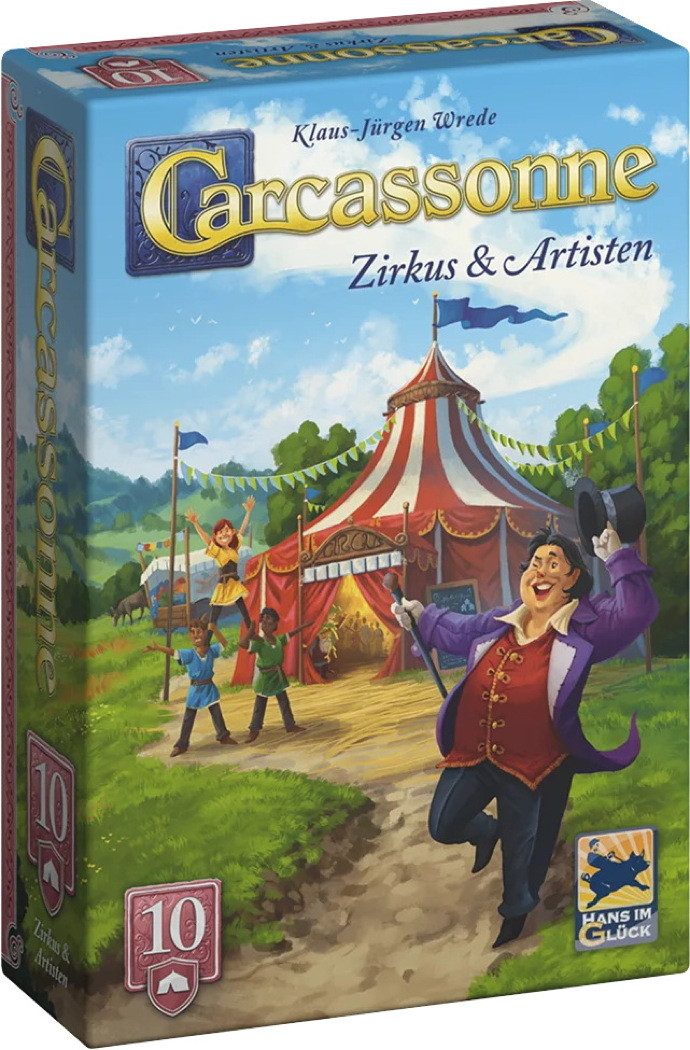 Hans im Glück Spiel Carcassonne 10. Erweiterung Zirkus & Artisten HIGD0140