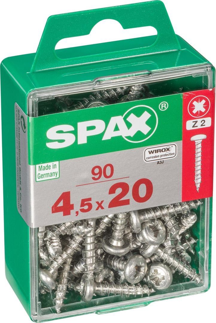 Spax - TX 4.5 SPAX 20 20 Universalschrauben 90 mm x Holzbauschraube
