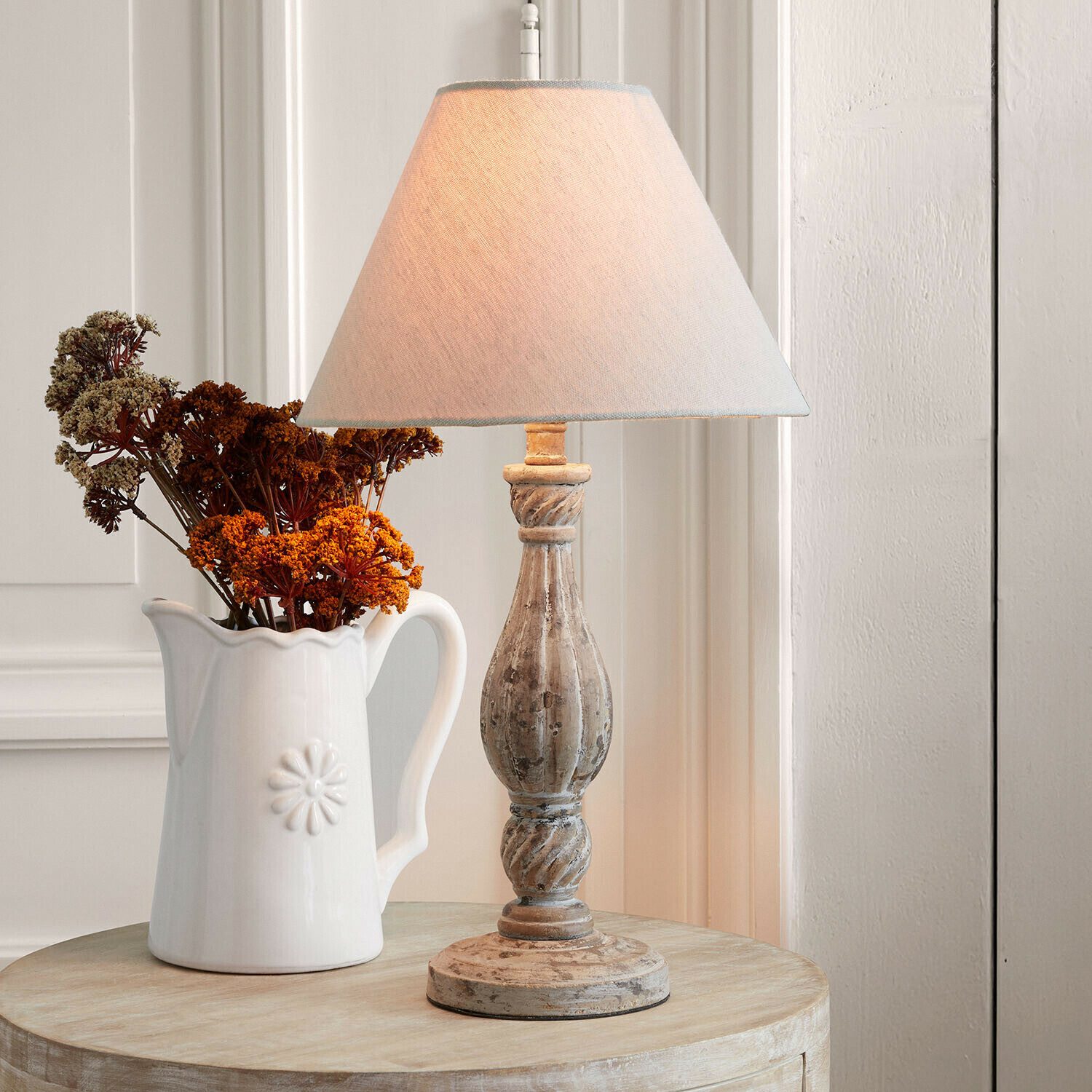 Mirabeau Tischleuchte Tischlampe Saveraux antikbraun