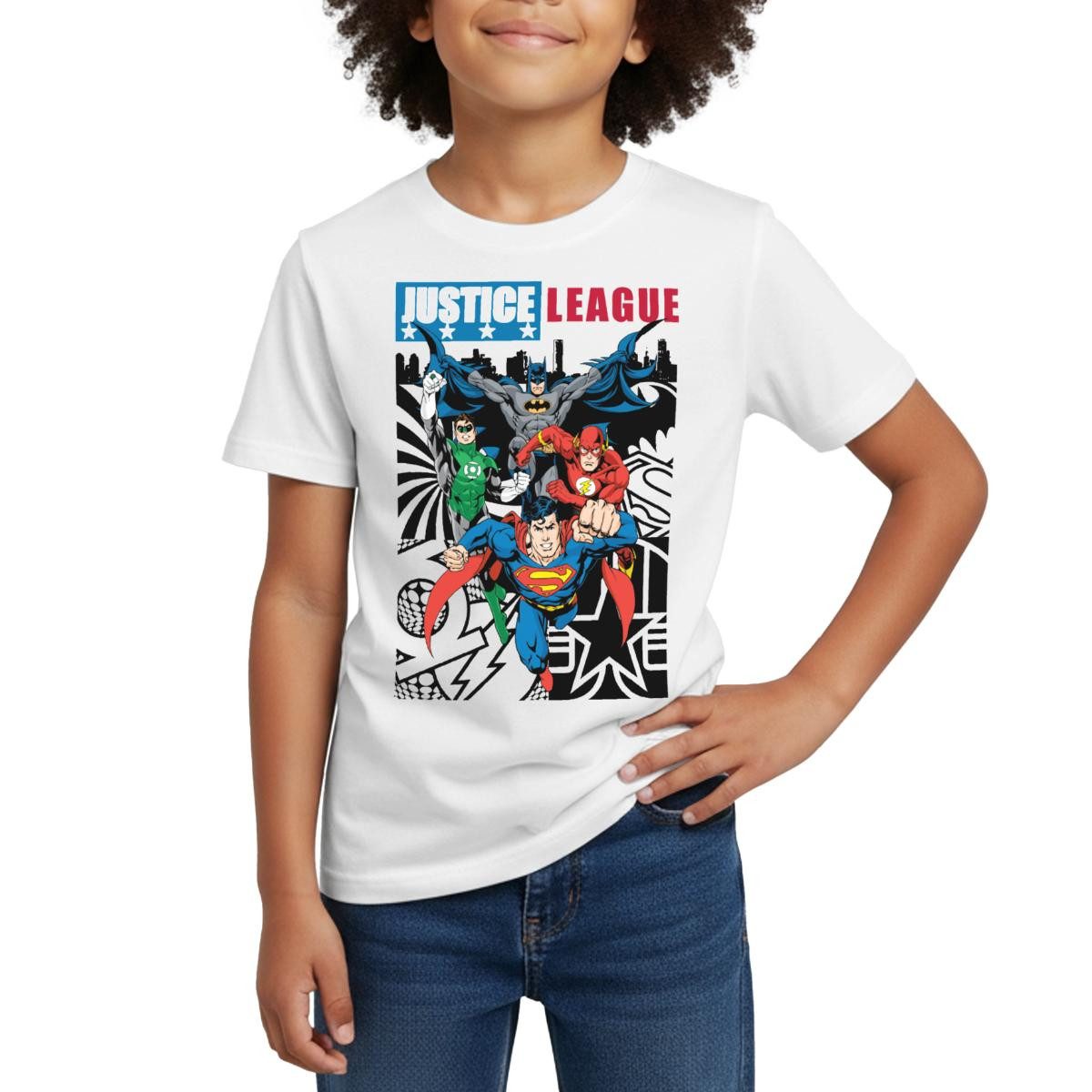 T-Shirt DC Comics Justice League Comic Cover Kinder T-Shirt