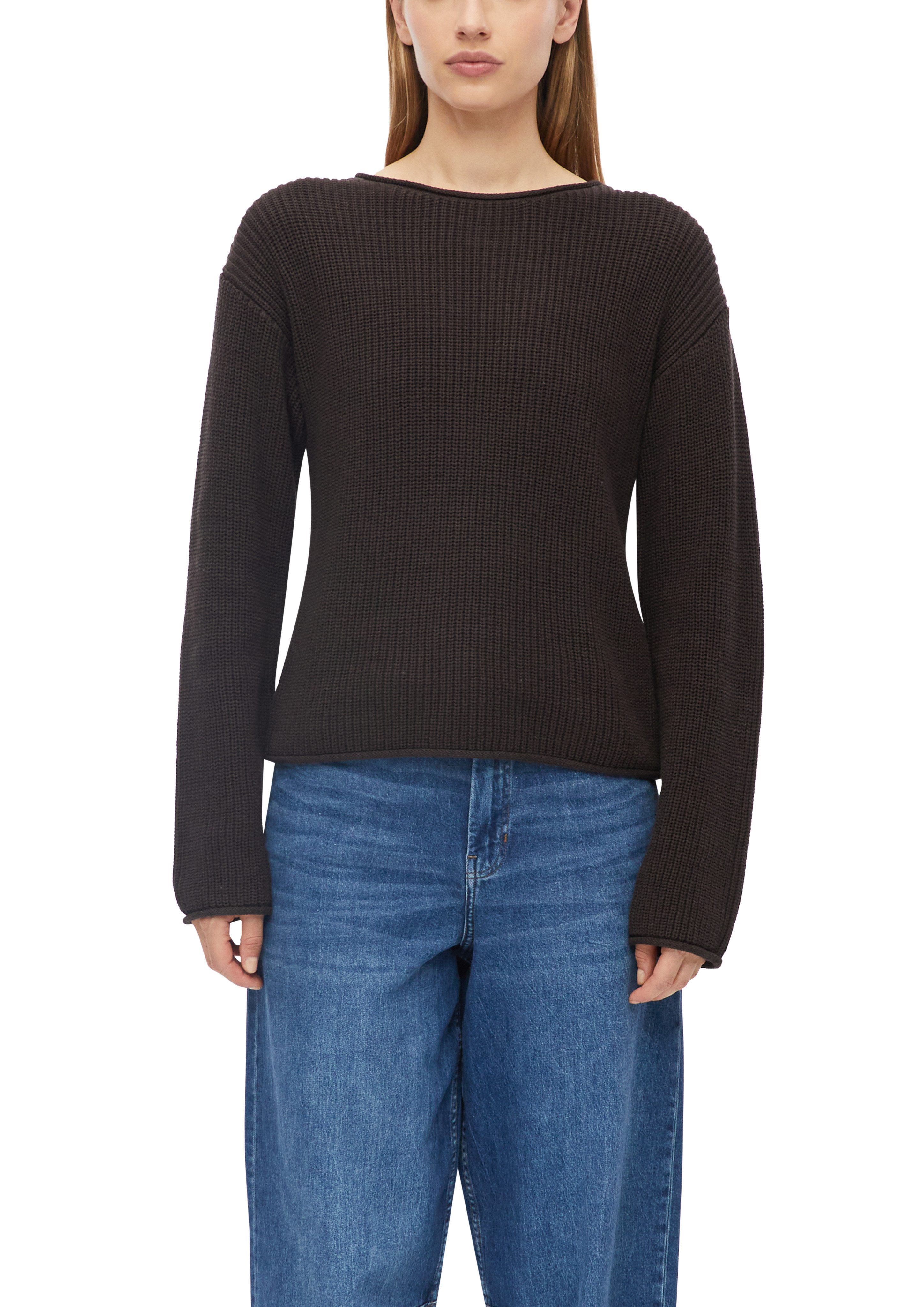 s.Oliver Strickpullover mit Rundhals und Rollkanten