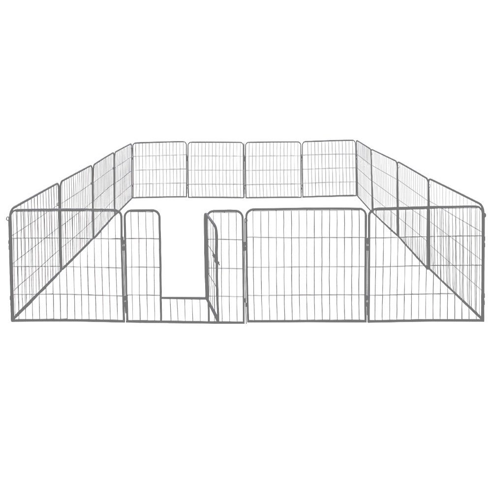 Petigi Freigehege Tierlaufstall Welpenauslauf Freilauf Gehege Welpenzaun Au günstig online kaufen