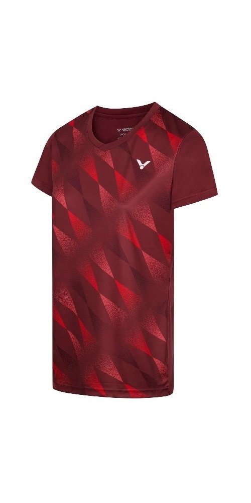 VICTOR Trainingsshirt T-44102 D (hohe Atmungsaktivität) rot Damen