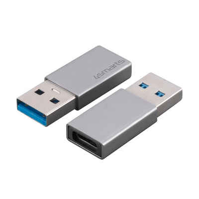 4smarts Passiver Adapter USB-A 3.0 auf USB-C - 2er Set USB-Kabel, USB 3.0 Typ A, USB (10 cm)