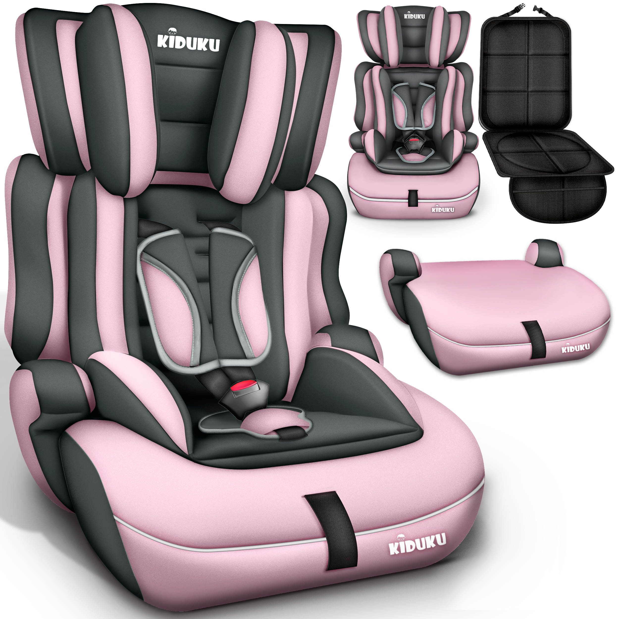 KIDUKU Autokindersitz Kindersitz 9-36 kg (1-12 Jahre), Autositz ECE R 129/03, Kinderautositz Gruppe 1/2/3