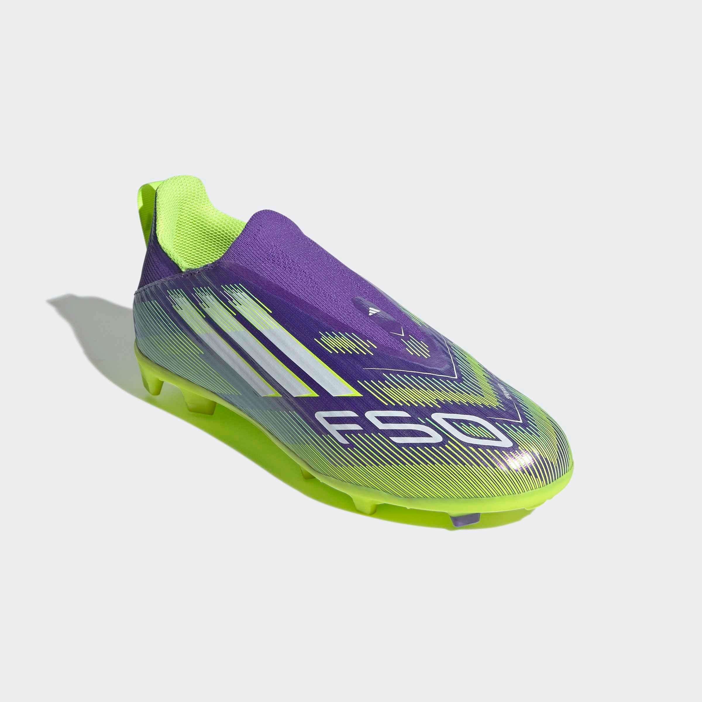 adidas Performance F50 LEAGUE LACELESS FIRM/MULTI-GROUND E KINDER Fußballschuh geeignet für Rasen- und Kunstrasenplätze