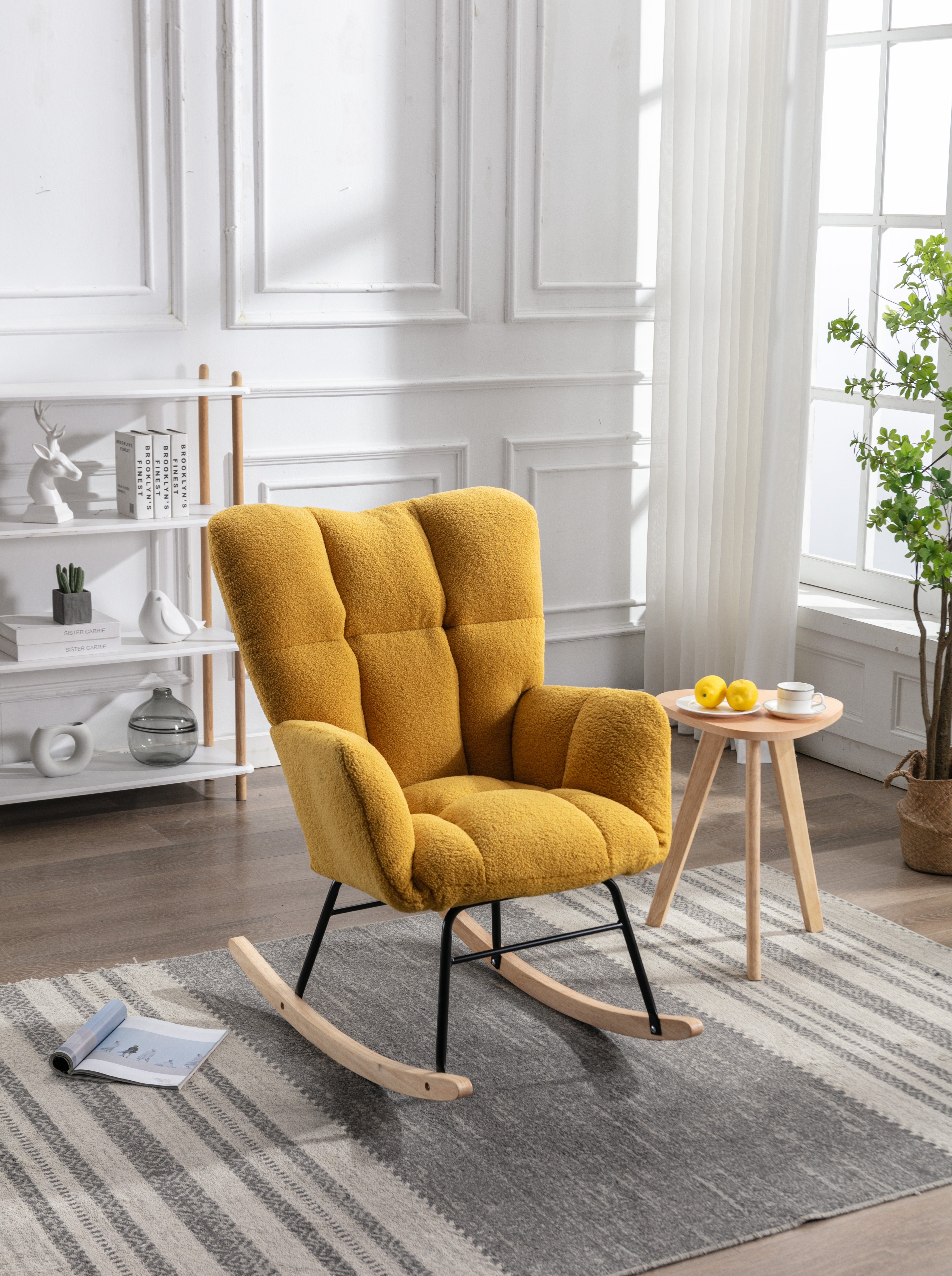 HAUSS SPOLE Schaukelstuhl Stillsessel Relaxsessel Wohnzimmersessel günstig online kaufen