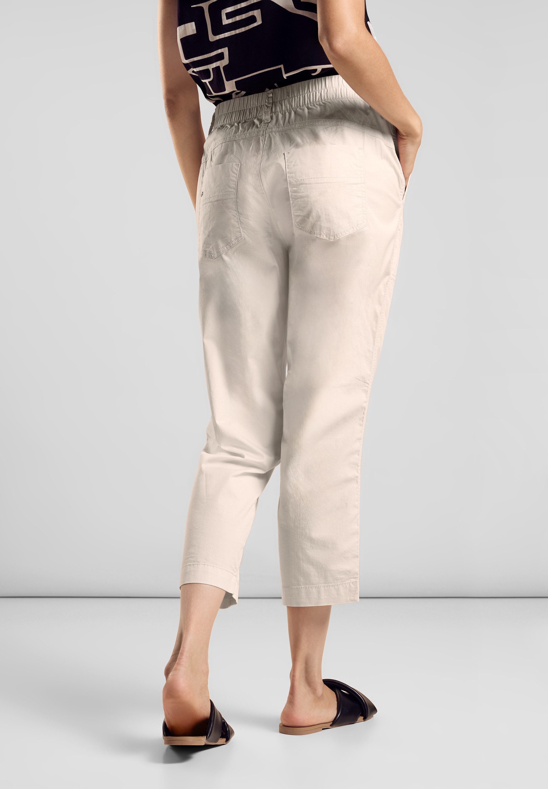 STREET ONE Röhrenhose Middle Waist