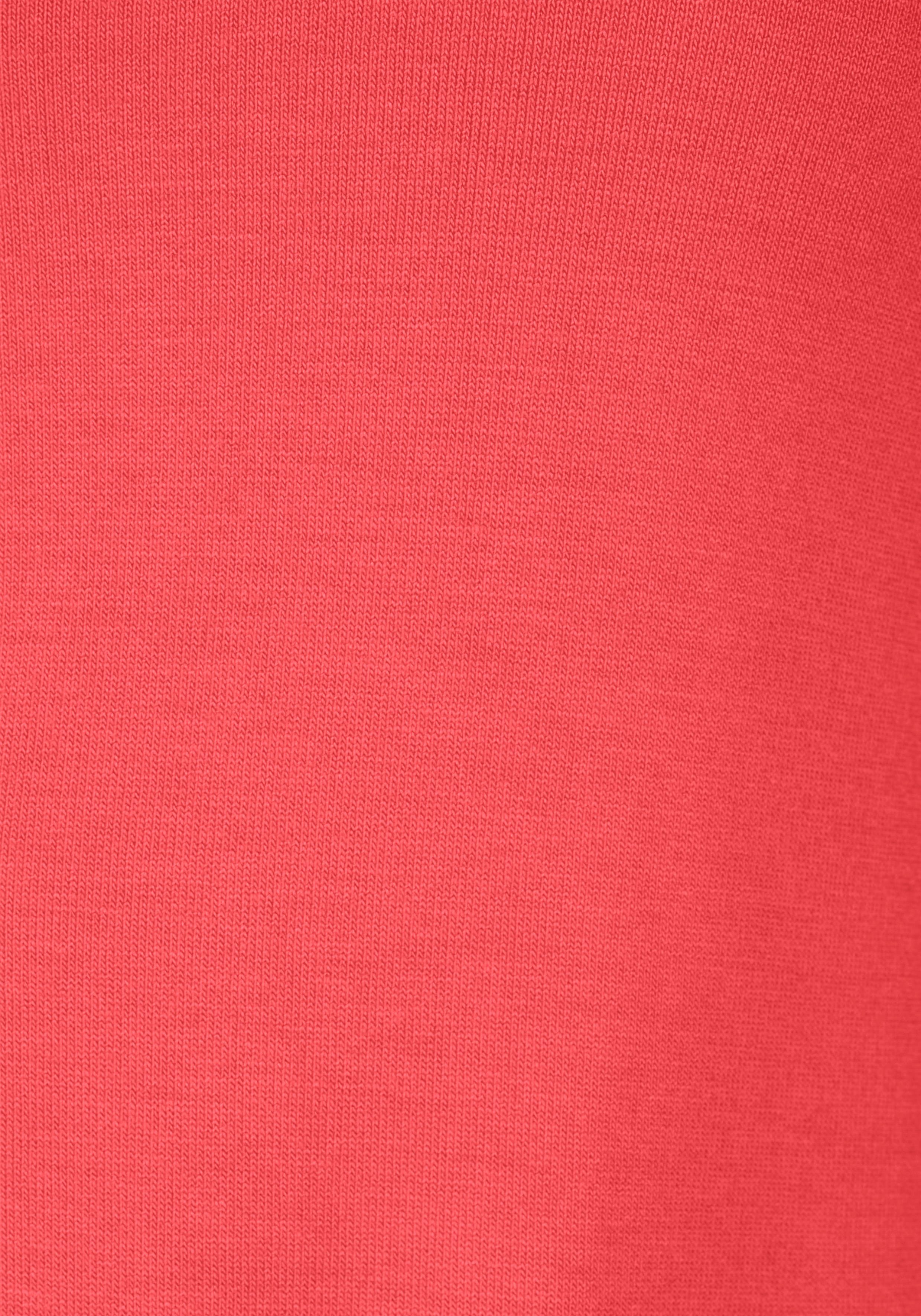 s.Oliver Strandtop mit Spitzeneinsatz an den Schultern und am oberen Rücken Jerseytop mit Zierknopfleiste, Sommertop mit Spitzendetails, casual – Bild 5 von 5