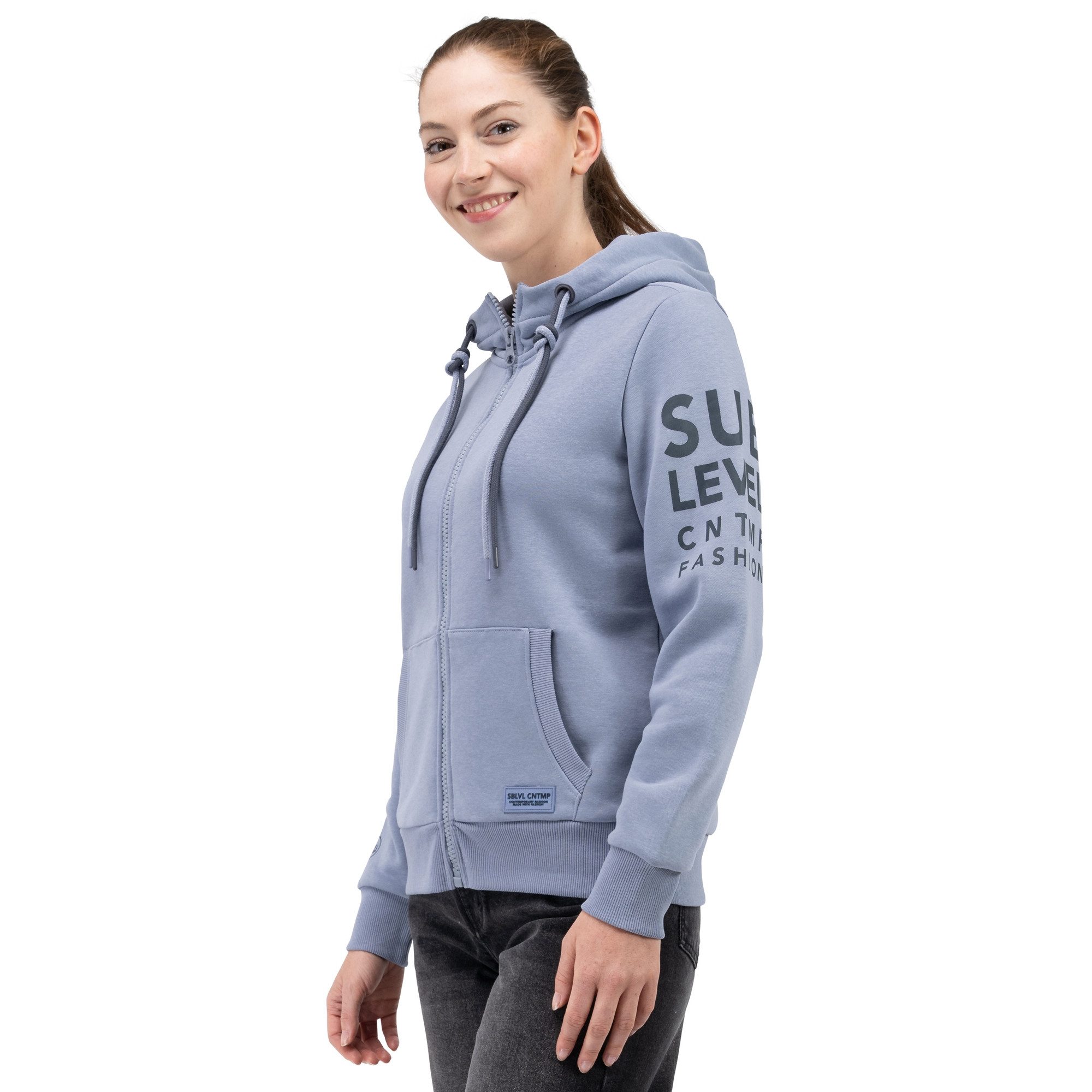 SUBLEVEL Kapuzenpullover Hoodie Damen Kapuzenpullover Kapuzenjacke Sweater günstig online kaufen