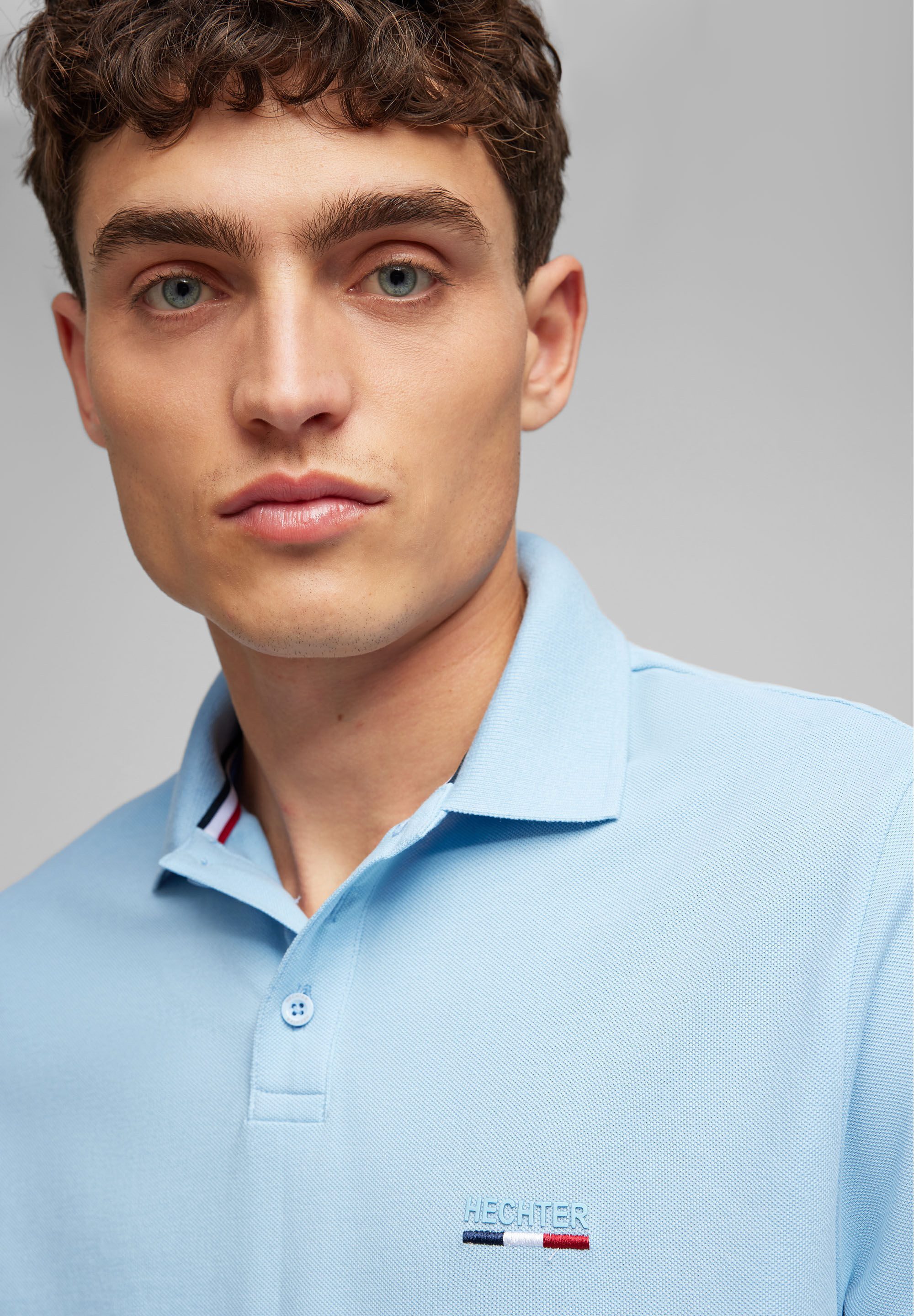 HECHTER PARIS Poloshirt (1-tlg) aus 100% Bio-Baumwolle