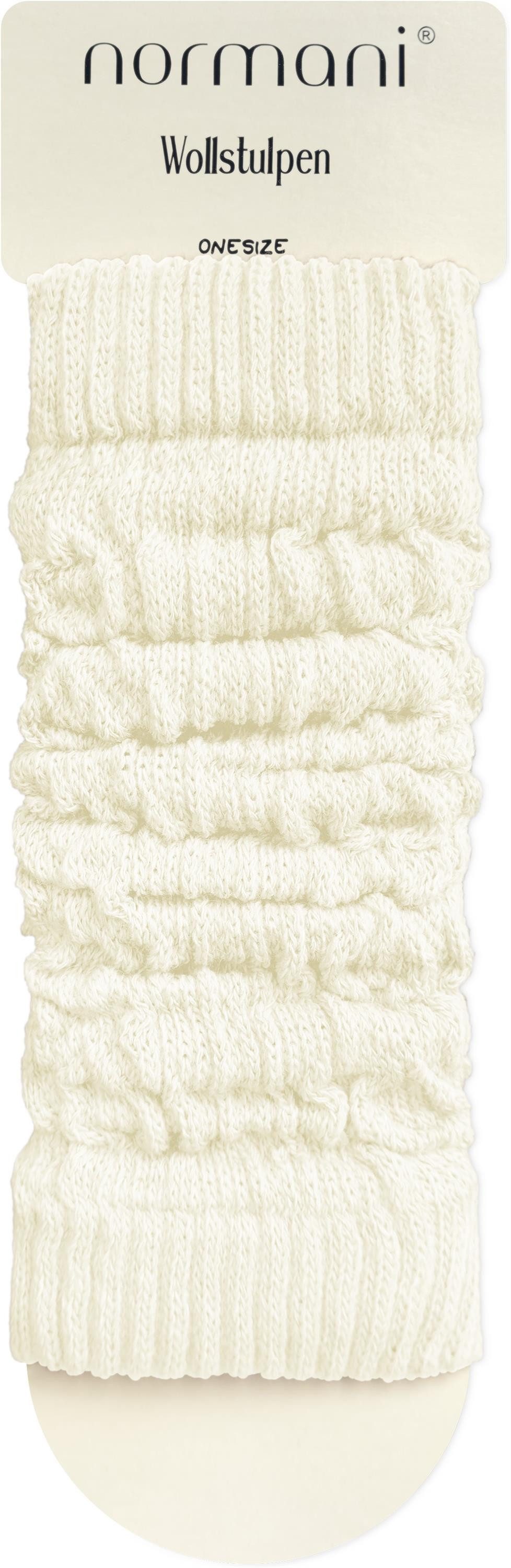 normani Beinstulpen 2 Paar Strickstulpen mit wärmender Wolle modische Strickstulpen – Bild 5 von 5