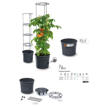 Prosperplast Pflanzkübel IPOM400-S433, Topf für Tomatenpflanze 28L Tomatenzüchter