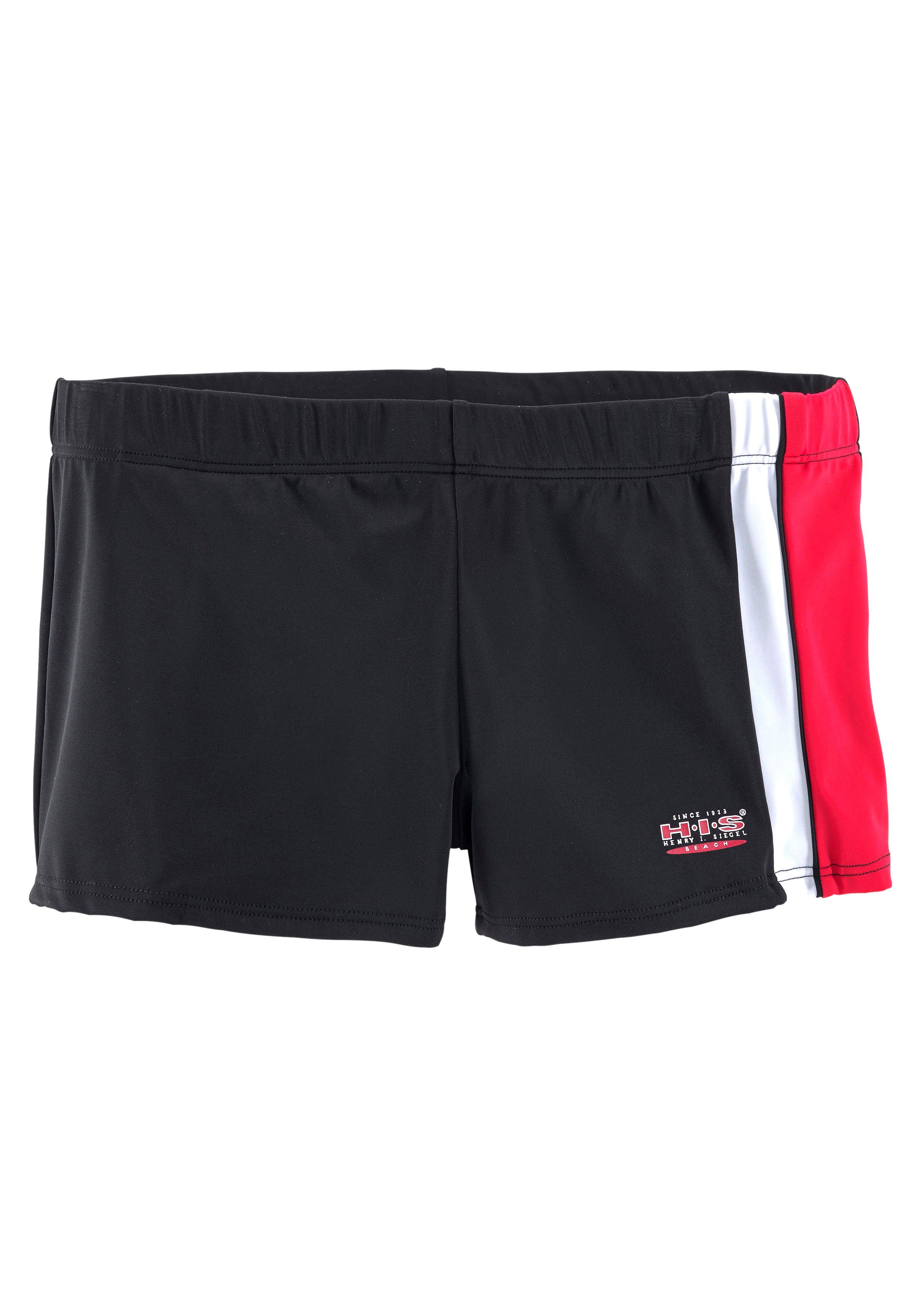 H.I.S Boxer-Badehose mit Kontrasteinsätzen. € 26,99