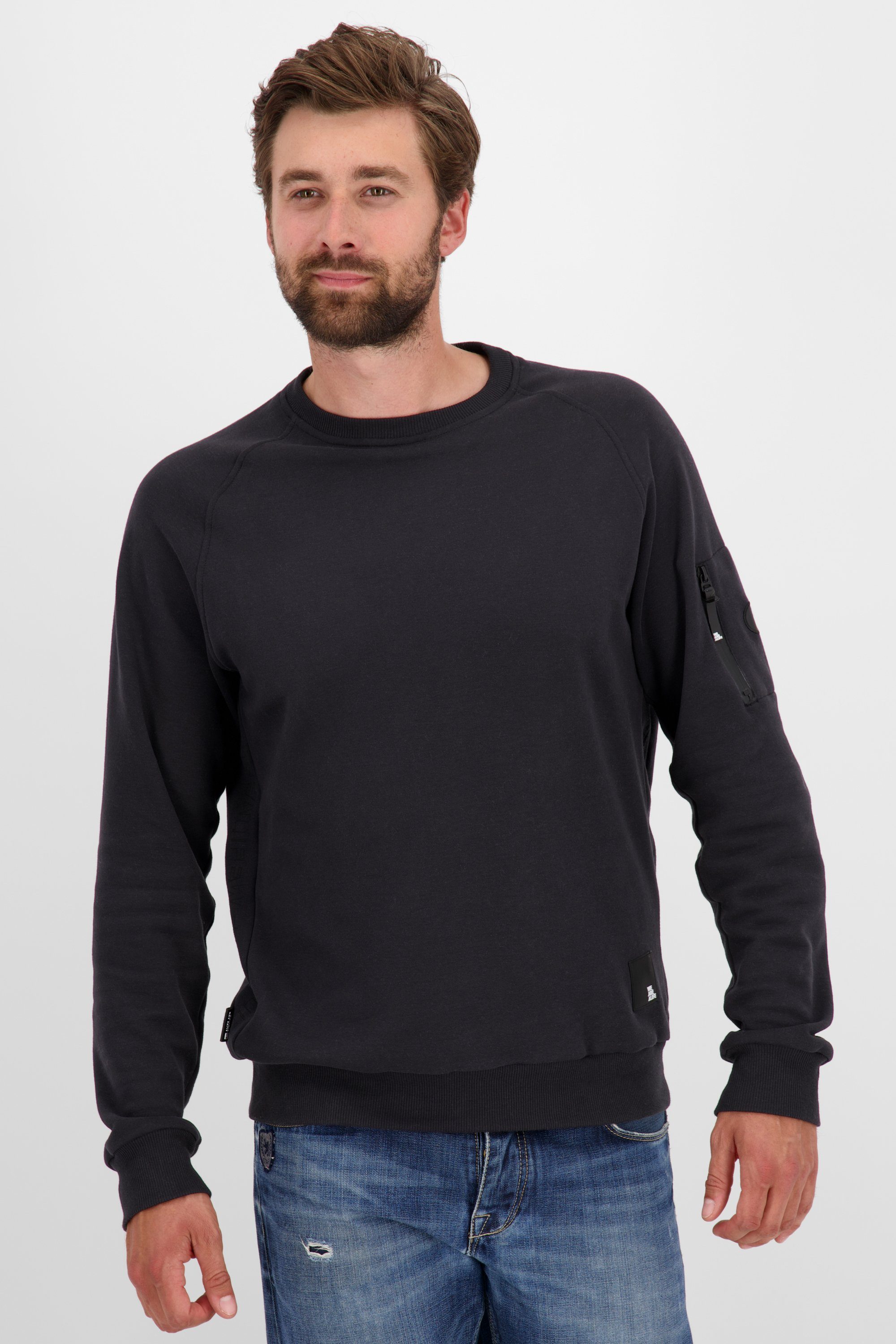 Alife & Kickin Sweatshirt VinnAK Crewneck Herren moonless | Sweatshirts