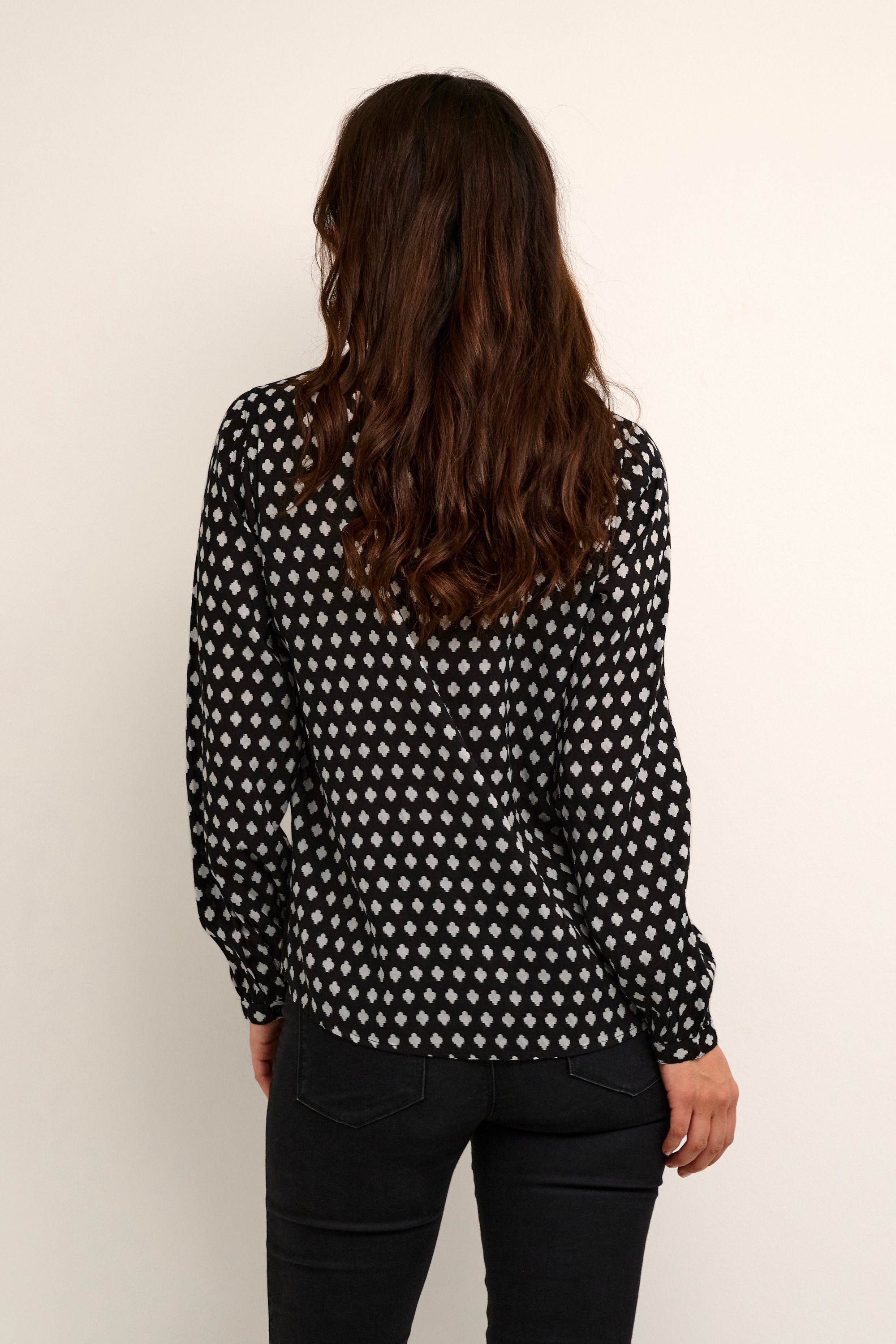 KAFFE Langarmbluse Bluse langarm KAleah