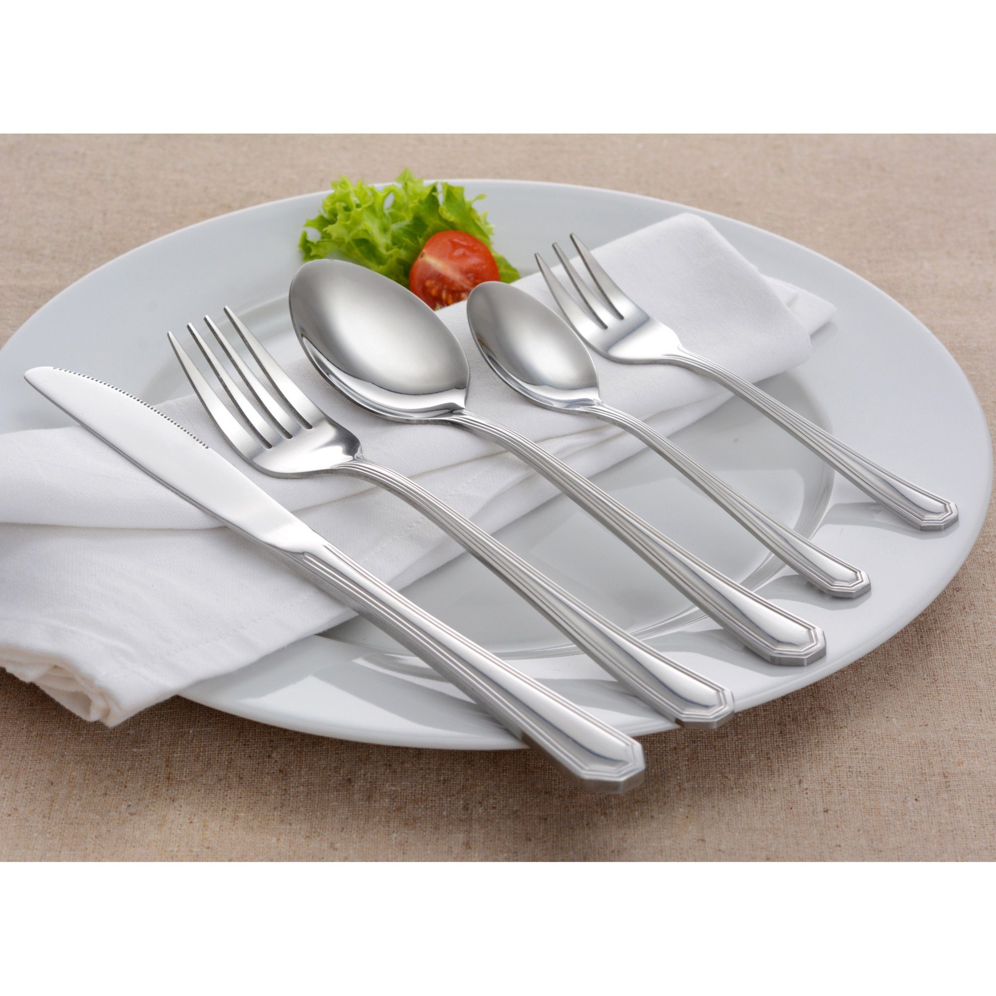 GRÄWE Besteck-Set GRÄWE Tafelbesteck 68-tlg., inkl. Koffer, für 12 Personen, Serie Madri, Edelstahl 18/0