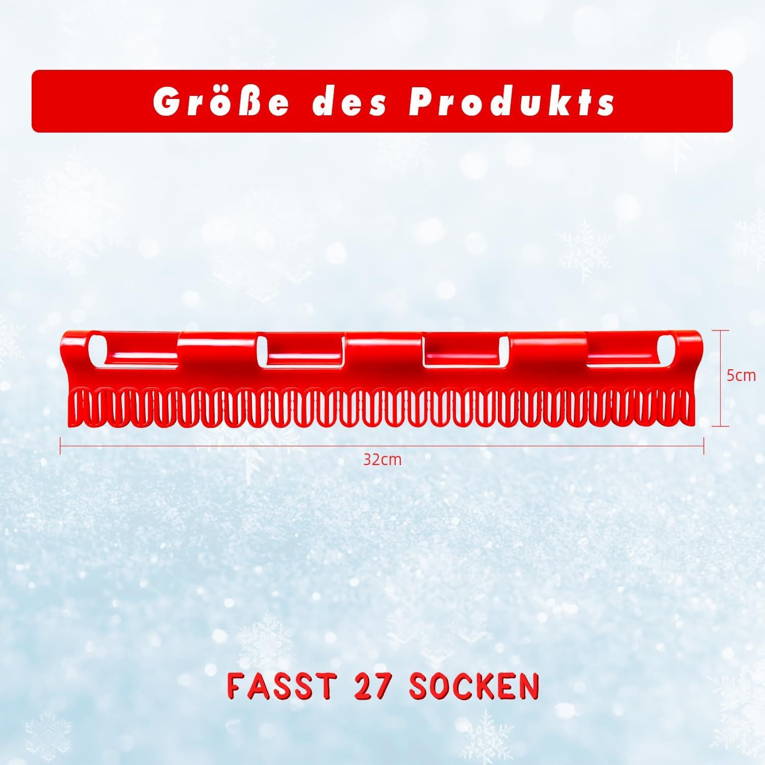 FELIXLEO Sockenklammer 4 Stück Sockentrockner Wäscheständer, Winddicht, für kleine Kleidung,(1-St) – Bild 2 von 5