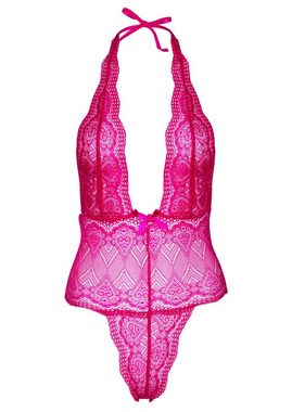 Daring Intimates Body String-Body mit Spitze - pink