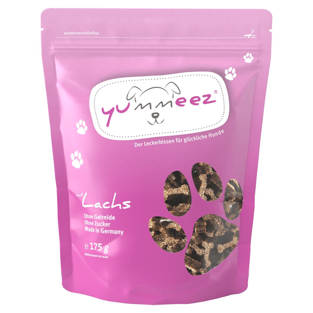 Yummeez Lachs 175 g, Snack für: Hund