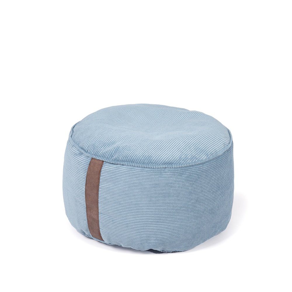 blue waschbar pushbag Sitzsack corduroy, Drum kids Kinder, für XS