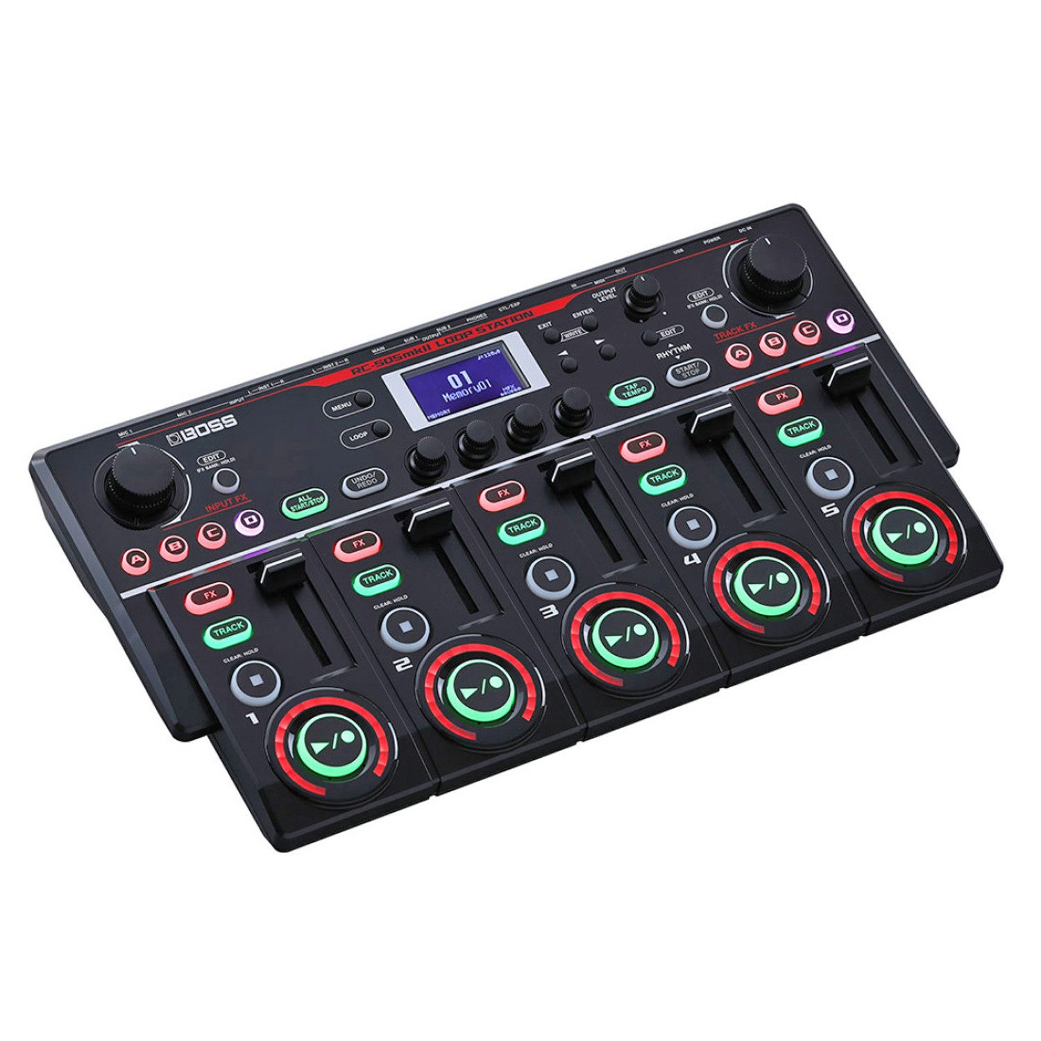 Boss by Roland Mischpult Boss RC-505 MK II Loop Station, (vielseitig, Loop-Station), Loop-Station mit 4 Kanälen