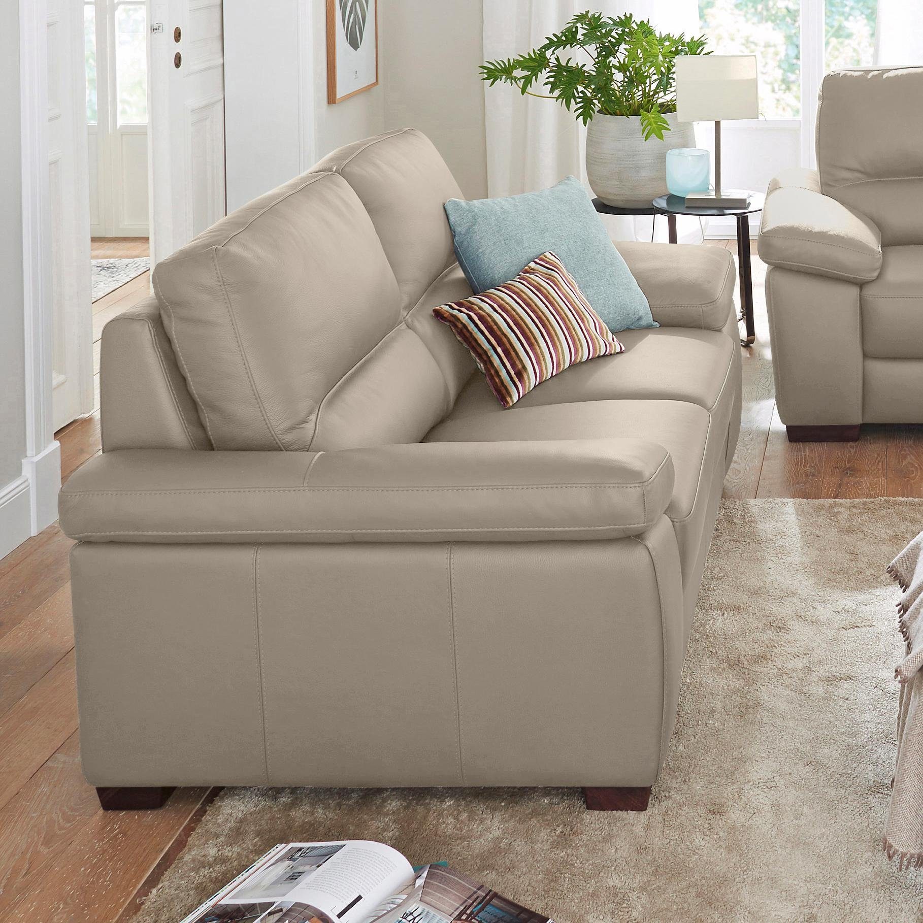 CALIA ITALIA 3-Sitzer Gaia, hochwertiges Ledersofa mit erstklassigem Sitzko günstig online kaufen